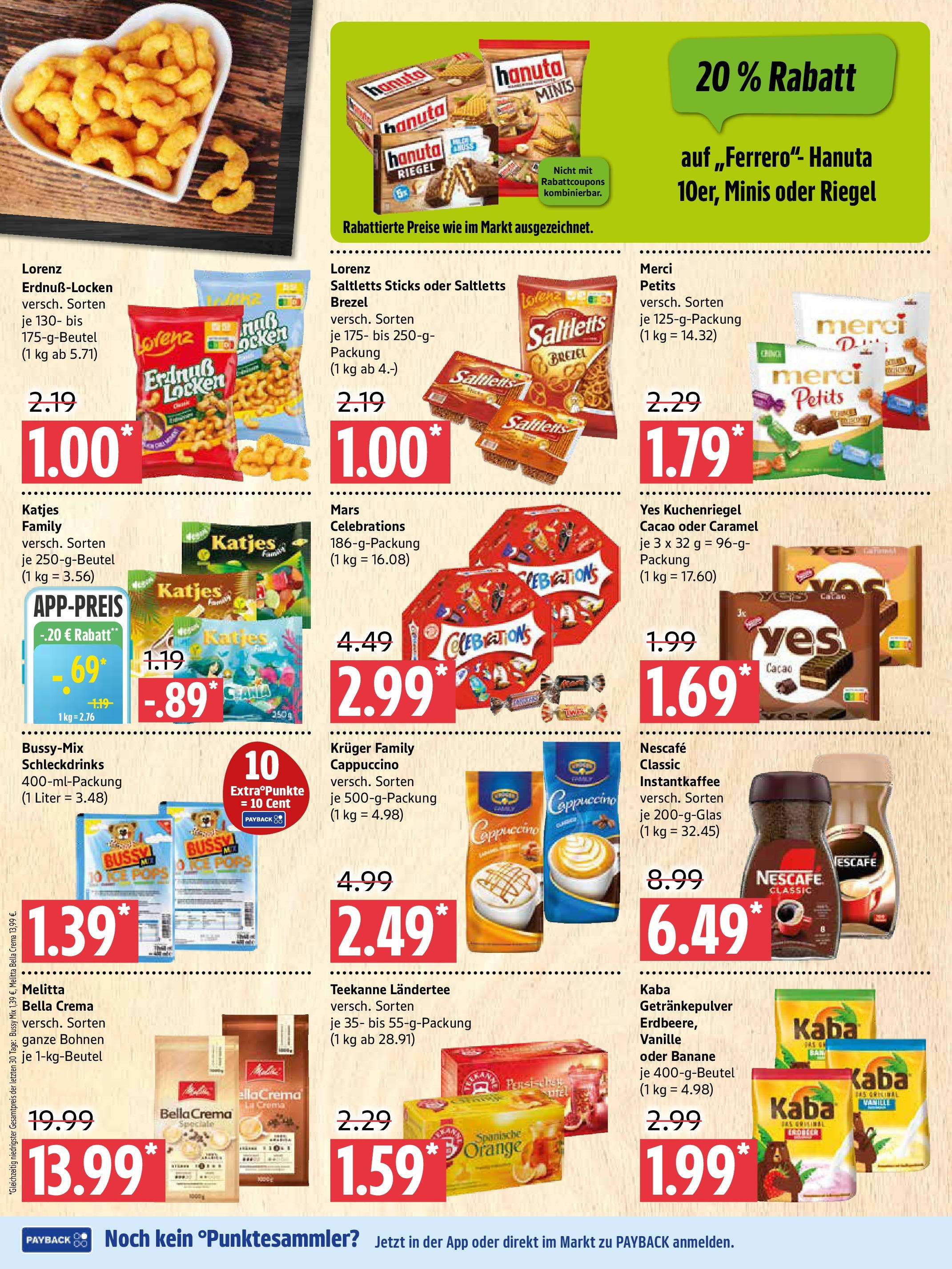 Marktkauf - Marktkauf: Wochenangebote (ab 17.08.2025) » Angebote online | Seite: 6 | Produkte: Melitta, Merci, Katjes, Celebrations