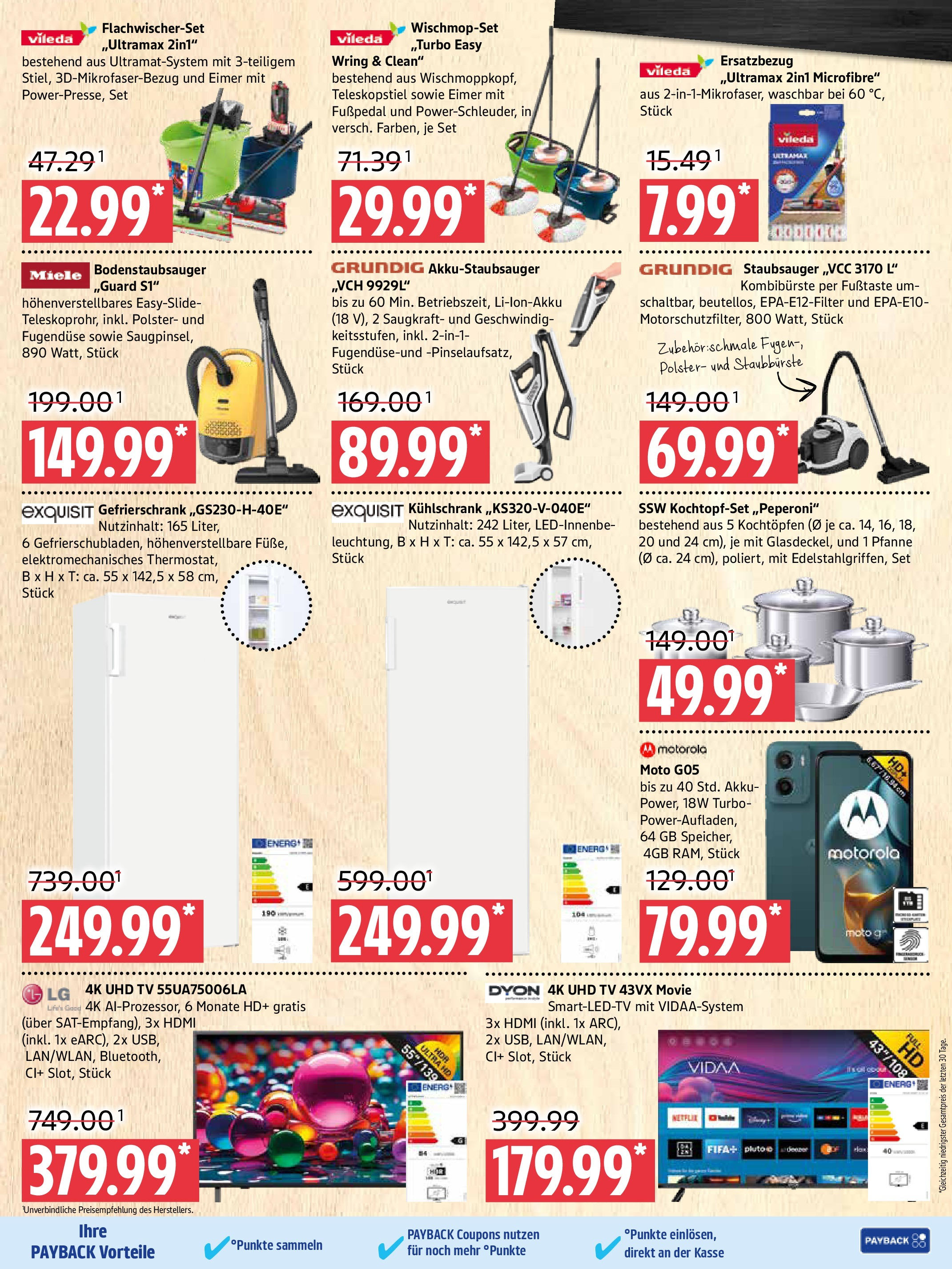 Marktkauf - Marktkauf: Wochenangebote (ab 17.08.2025) » Angebote online | Seite: 9 | Produkte: Miele, Staubsauger, Energy, TV