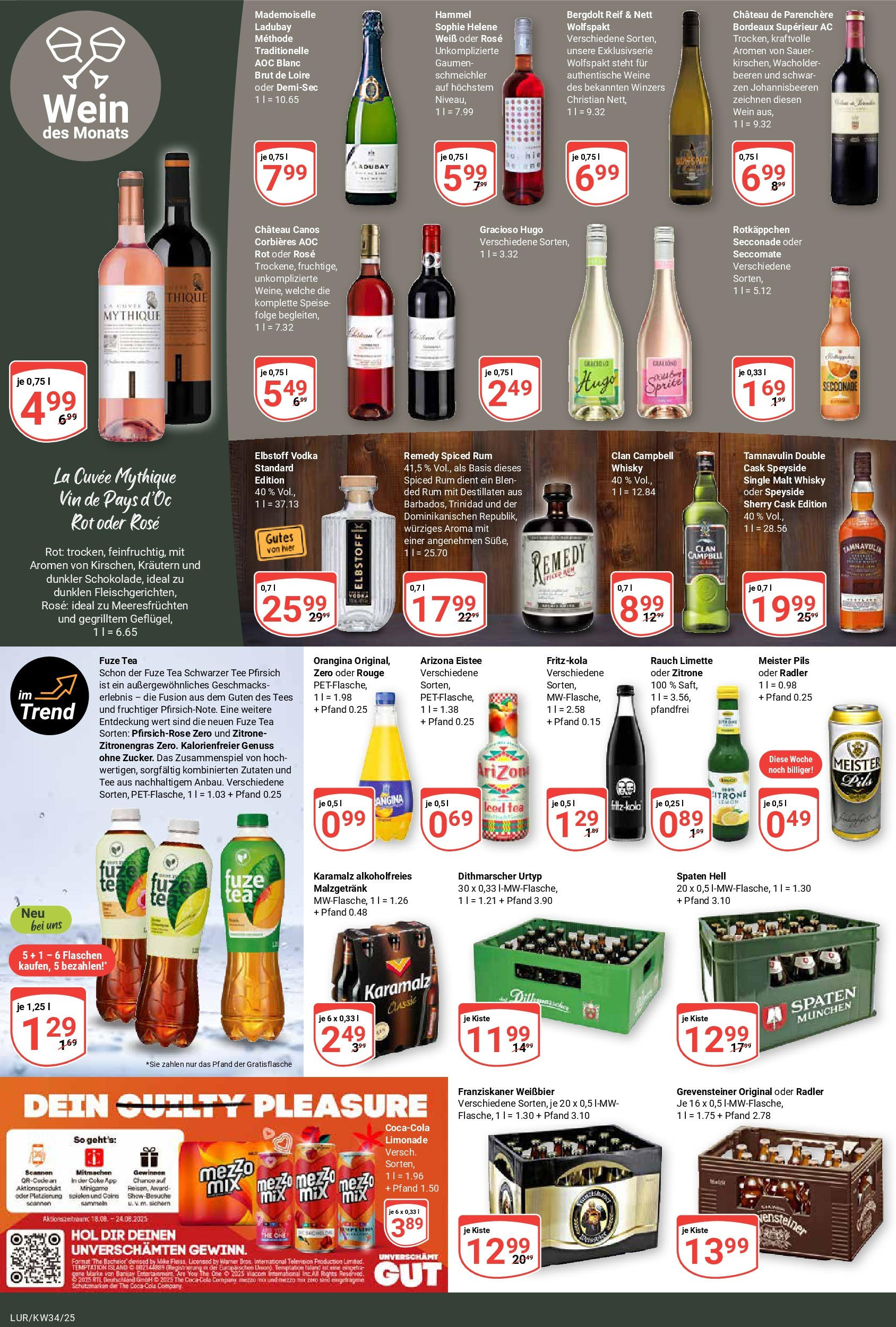 Globus prospekt Hamburg	 (ab 17.08.2025) » Angebote online | Seite: 16 | Produkte: Zitronengras, Radler, Zitrone, Vodka