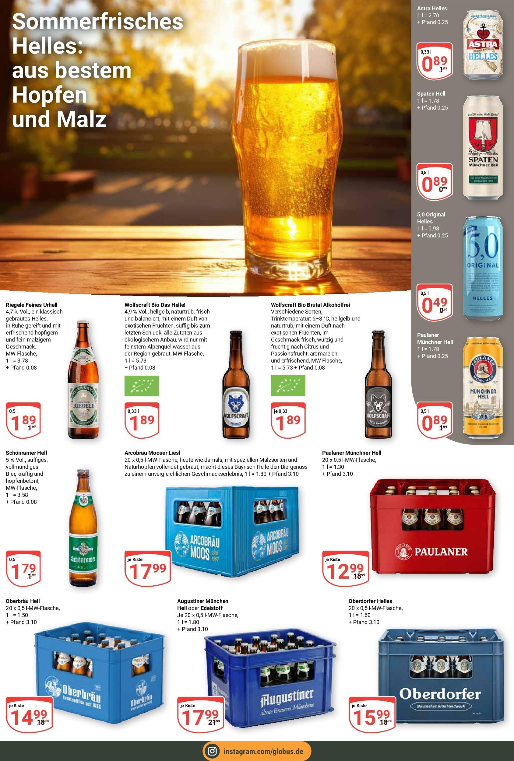 Globus prospekt Hamburg	 (ab 17.08.2025) » Angebote online | Seite: 17 | Produkte: Duft, Astra, Paulaner