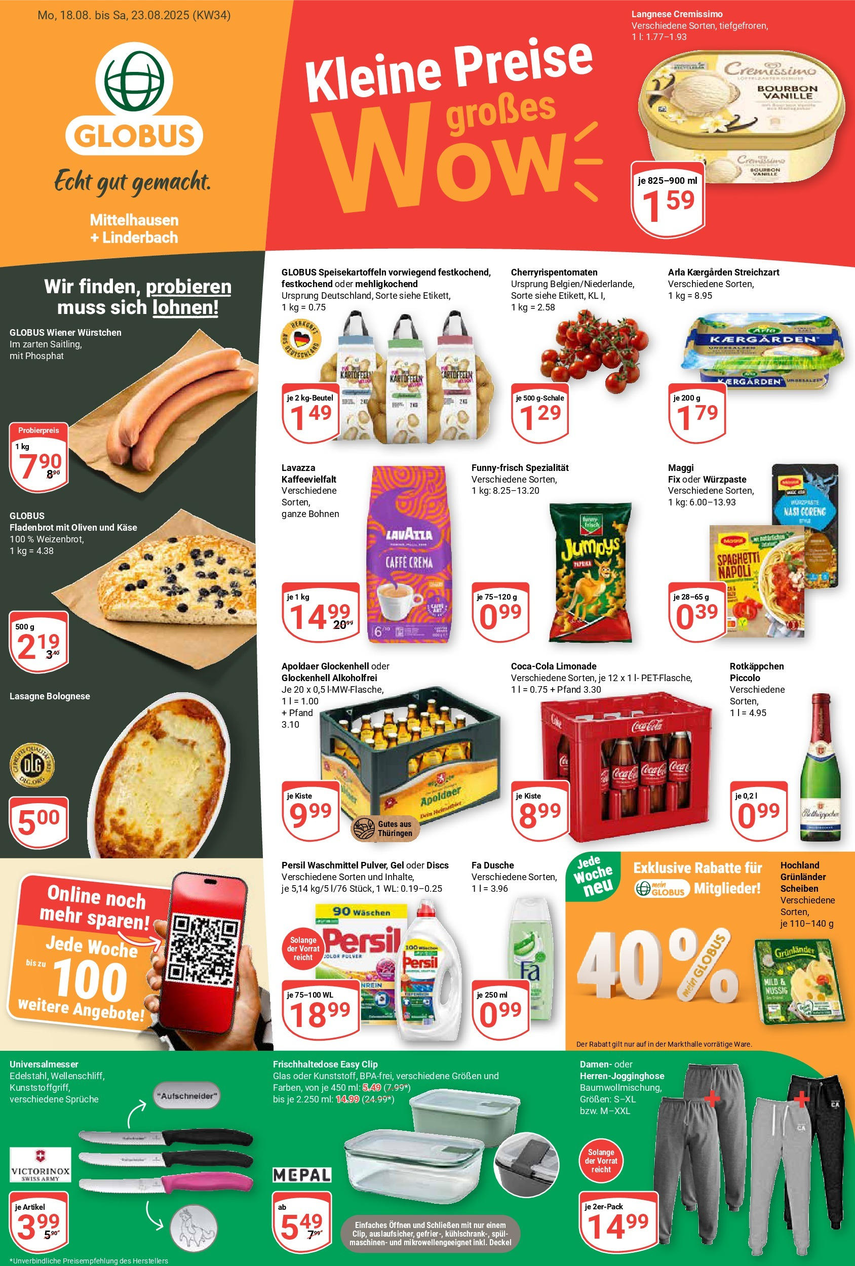 Globus prospekt Mittelhausen	 (ab 17.08.2025) » Angebote online | Seite: 1 | Produkte: Maggi, Grunlander, Rotkäppchen, Bourbon