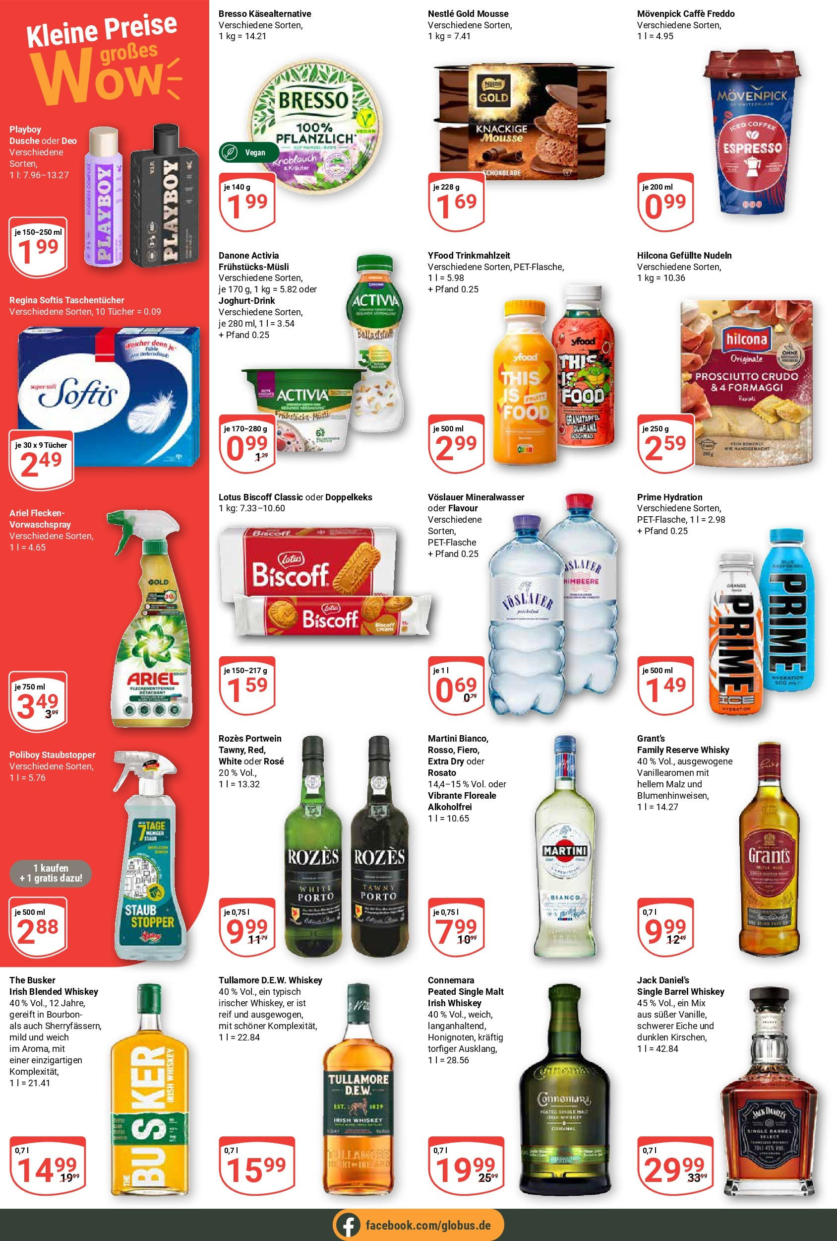 Globus prospekt Rüsselsheim	 (ab 17.08.2025) » Angebote online | Seite: 3 | Produkte: Martini, Whisky, Jack Daniel's, Himbeere