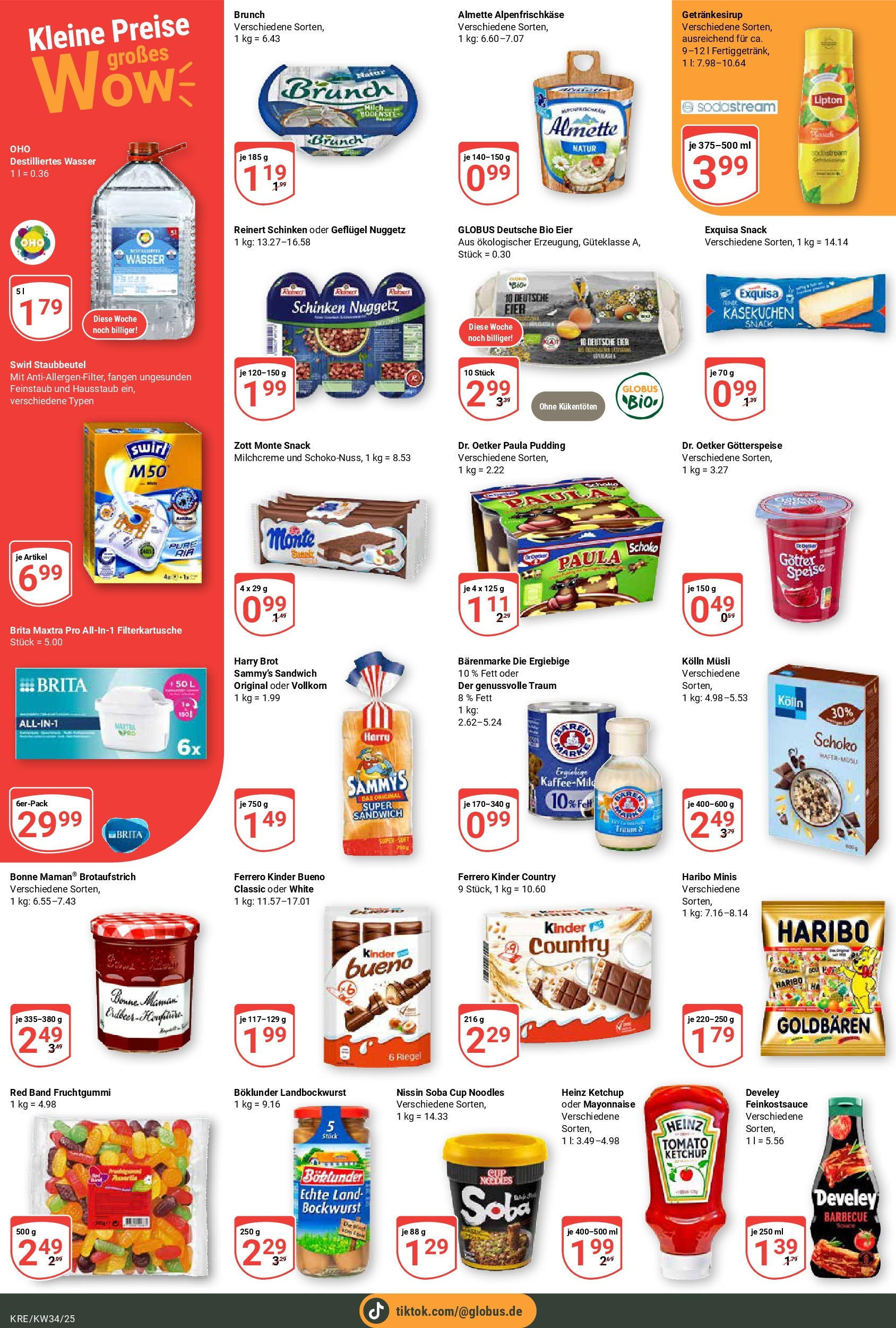 Globus prospekt Krefeld	 (ab 17.08.2025) » Angebote online | Seite: 18 | Produkte: Musli, Schinken, Ketchup, Sodastream
