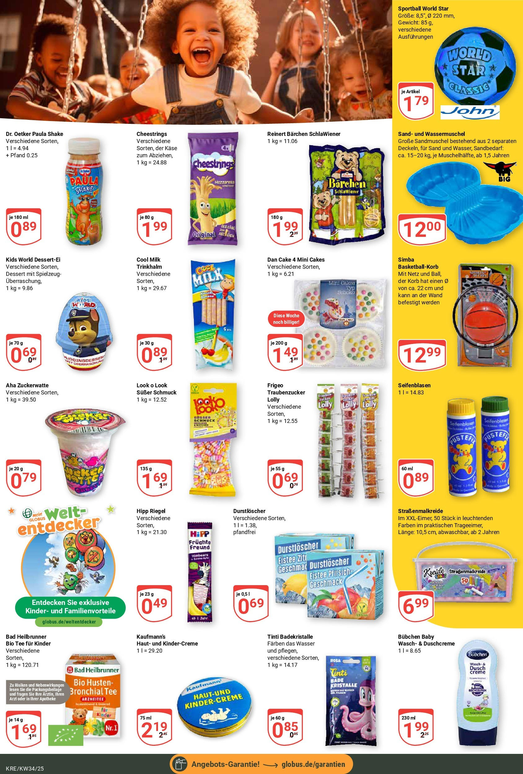 Globus prospekt Krefeld	 (ab 17.08.2025) » Angebote online | Seite: 21 | Produkte: Gewicht, Durstloscher, Korb, Wasser