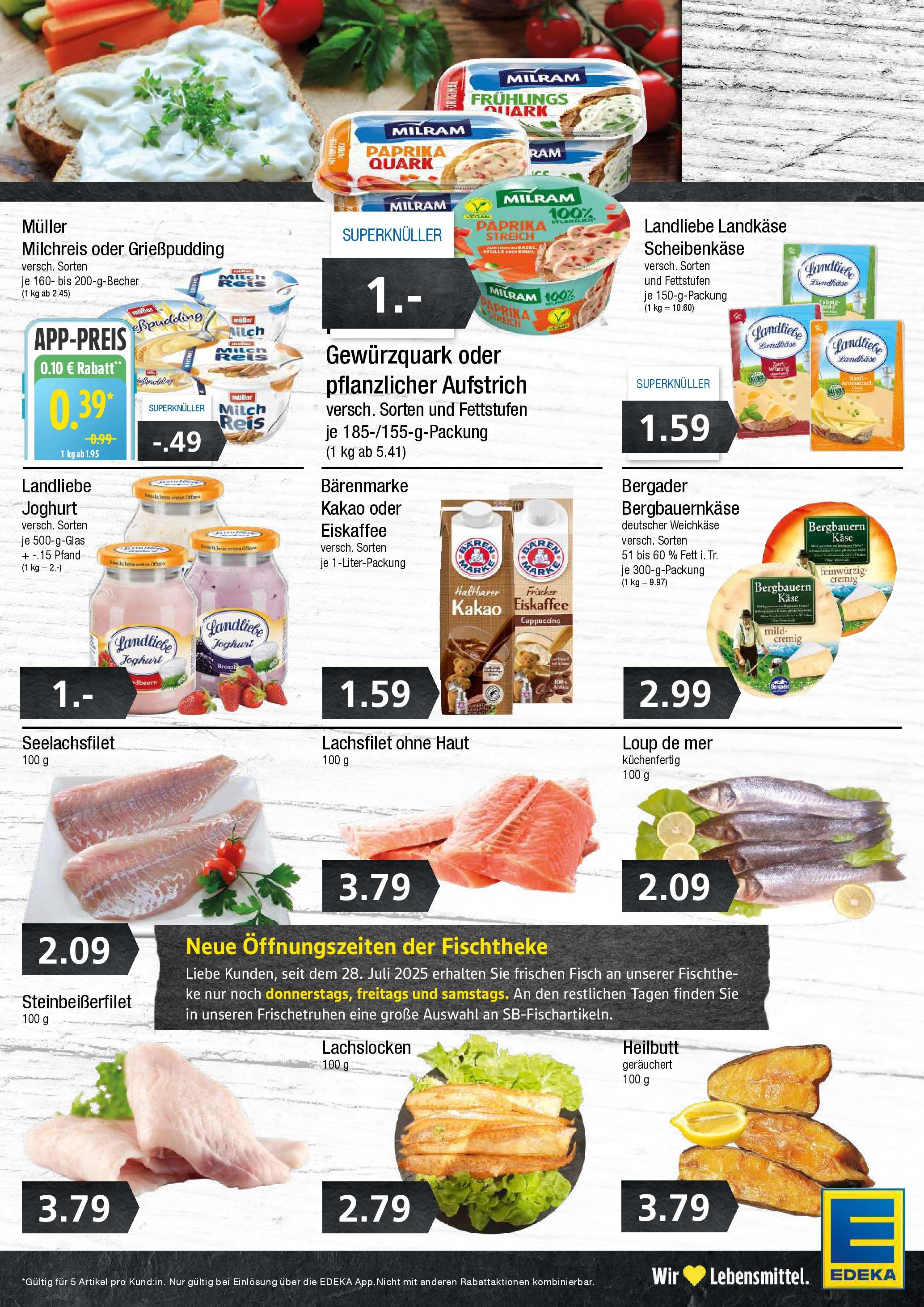 Edeka prospekt Wentorf	 (ab 17.08.2025) » Angebote Online | Seite: 5 | Produkte: Käse, Joghurt, Paprika, Landliebe joghurt