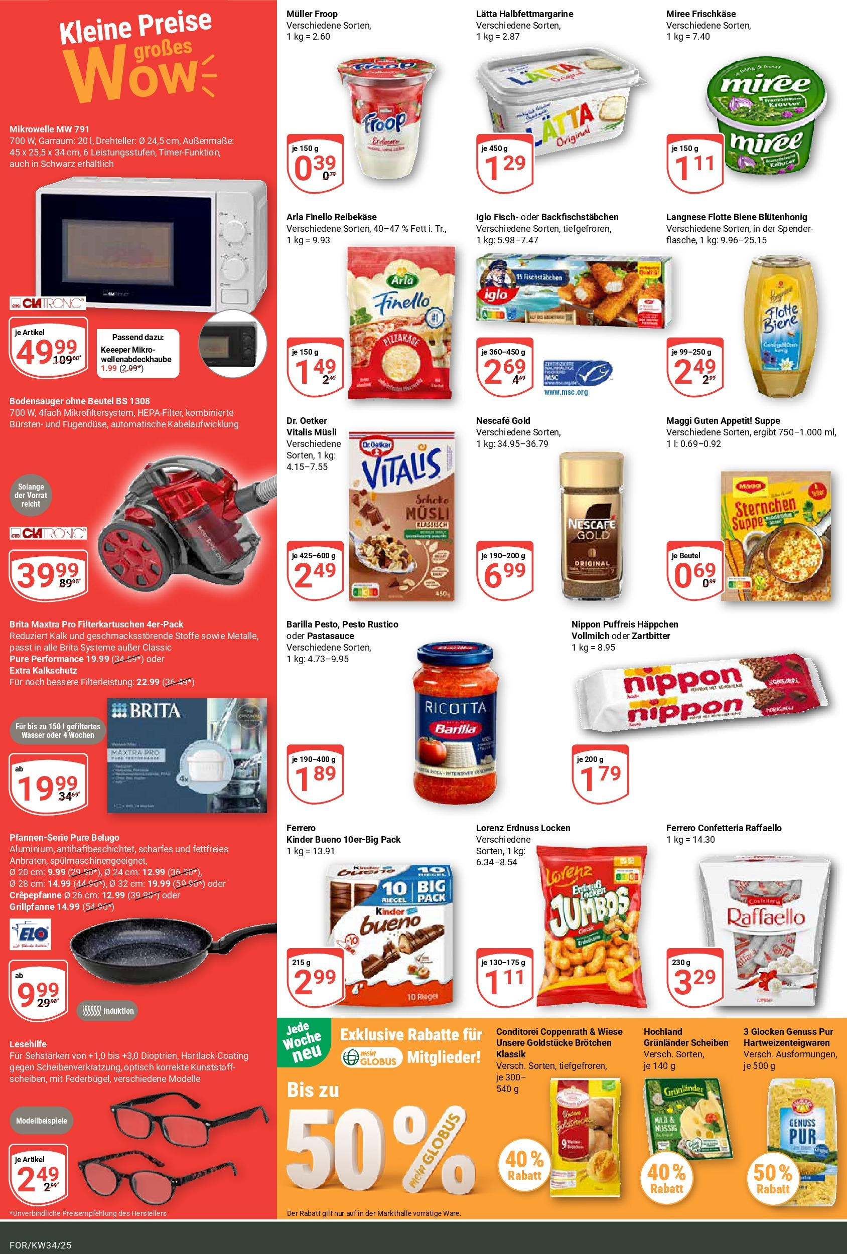 Globus prospekt Forchheim	 (ab 17.08.2025) » Angebote online | Seite: 2 | Produkte: Froop, Maggi, Fisch, Reibekase