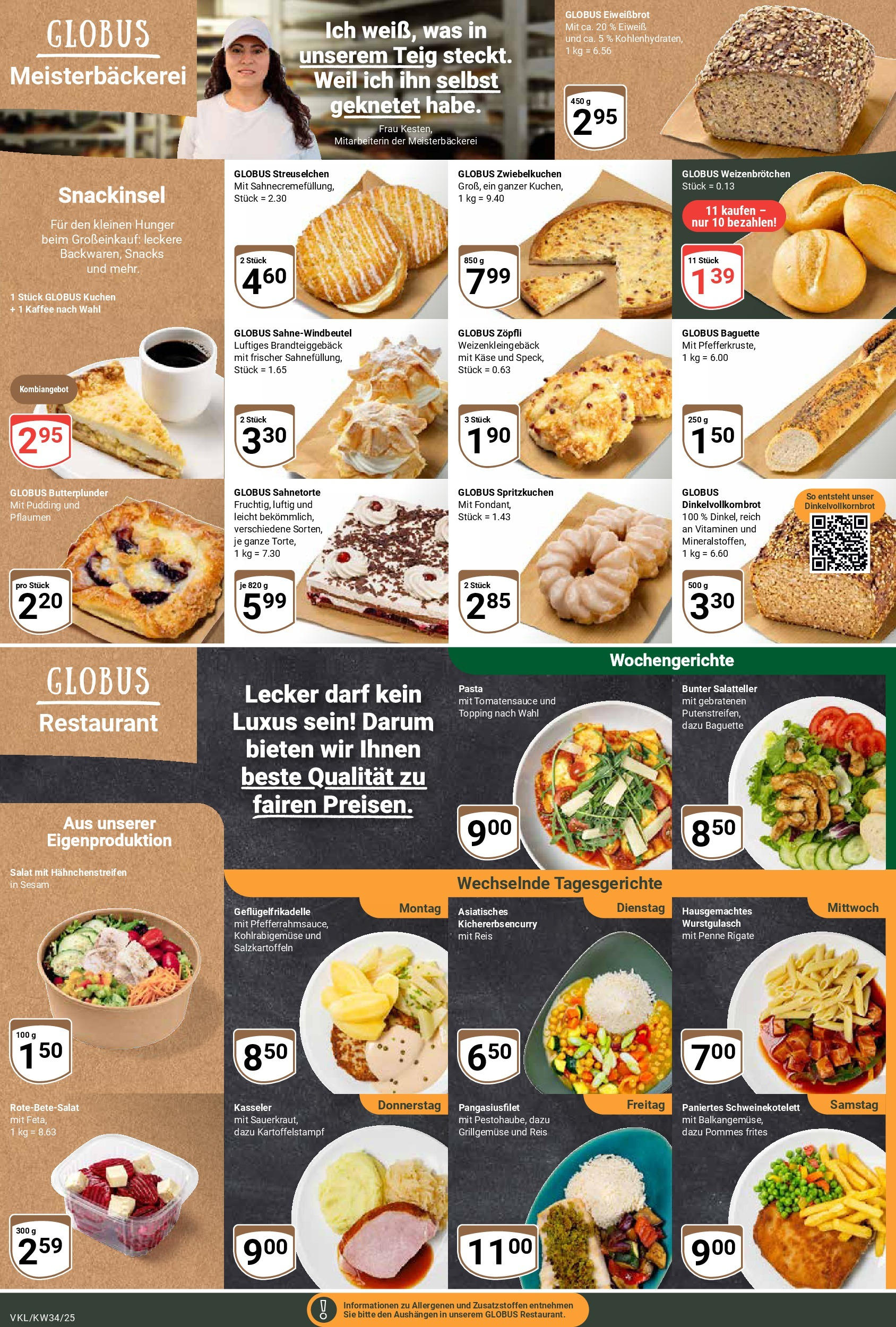 Globus prospekt Völklingen	 (ab 17.08.2025) » Angebote online | Seite: 8 | Produkte: Käse, Pommes, Pommes frites, Pudding