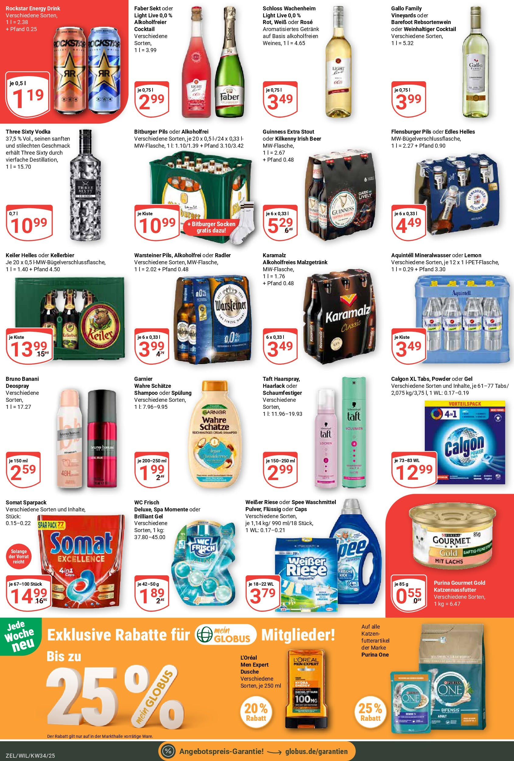 Globus prospekt Zell/mosel	 (ab 17.08.2025) » Angebote online | Seite: 4 | Produkte: Shampoo, Wc frisch, Deospray, Socken