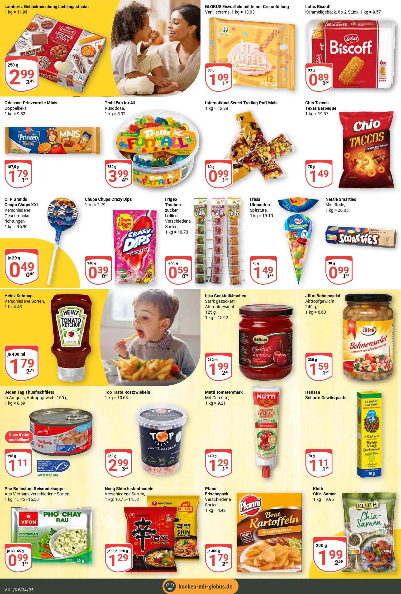 Globus prospekt Völklingen	 (ab 17.08.2025) » Angebote online | Seite: 15 | Produkte: Top, Trauben, Heinz ketchup, Zucker