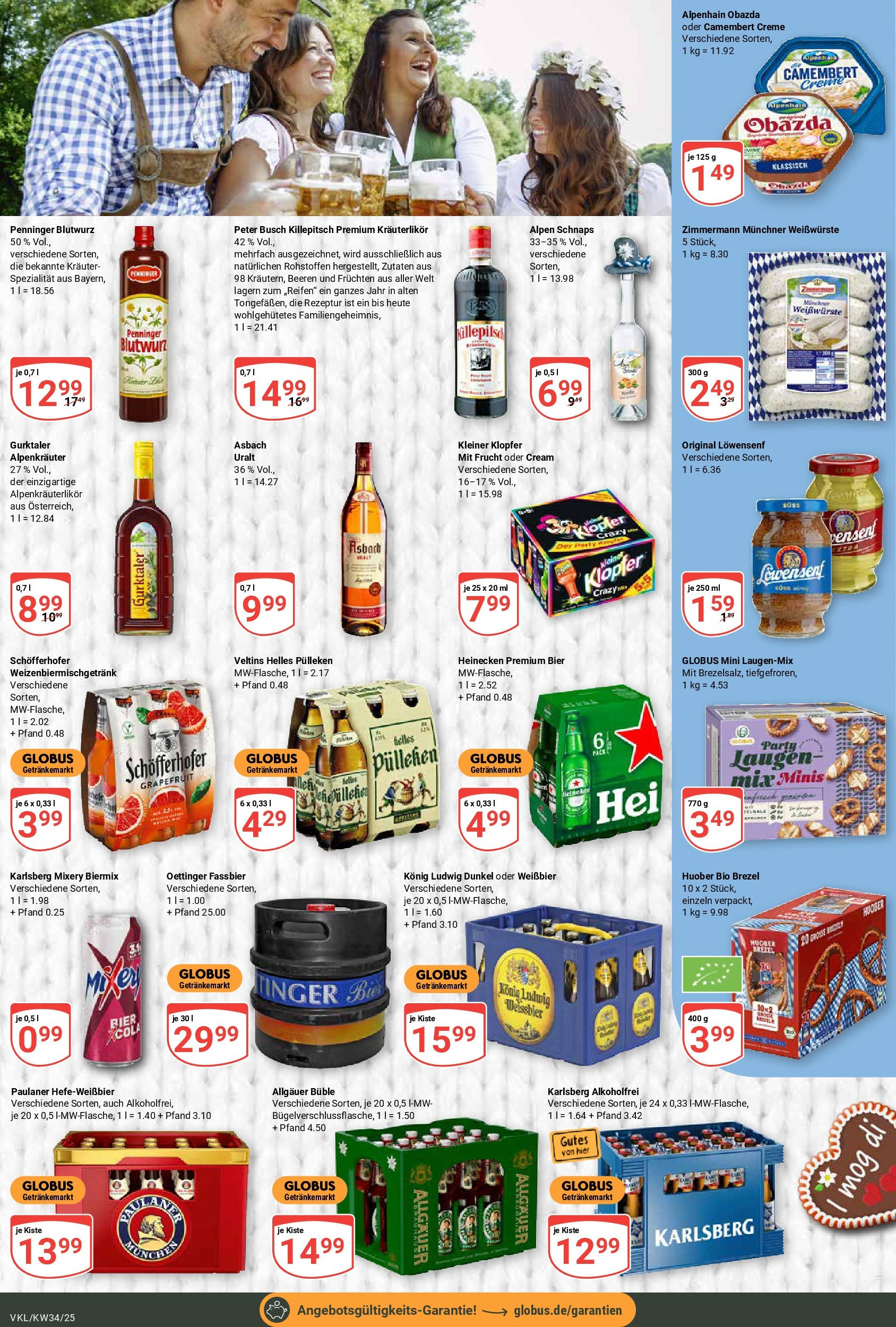 Globus prospekt Völklingen	 (ab 17.08.2025) » Angebote online | Seite: 20 | Produkte: Oettinger, Creme, Mixery, Paulaner