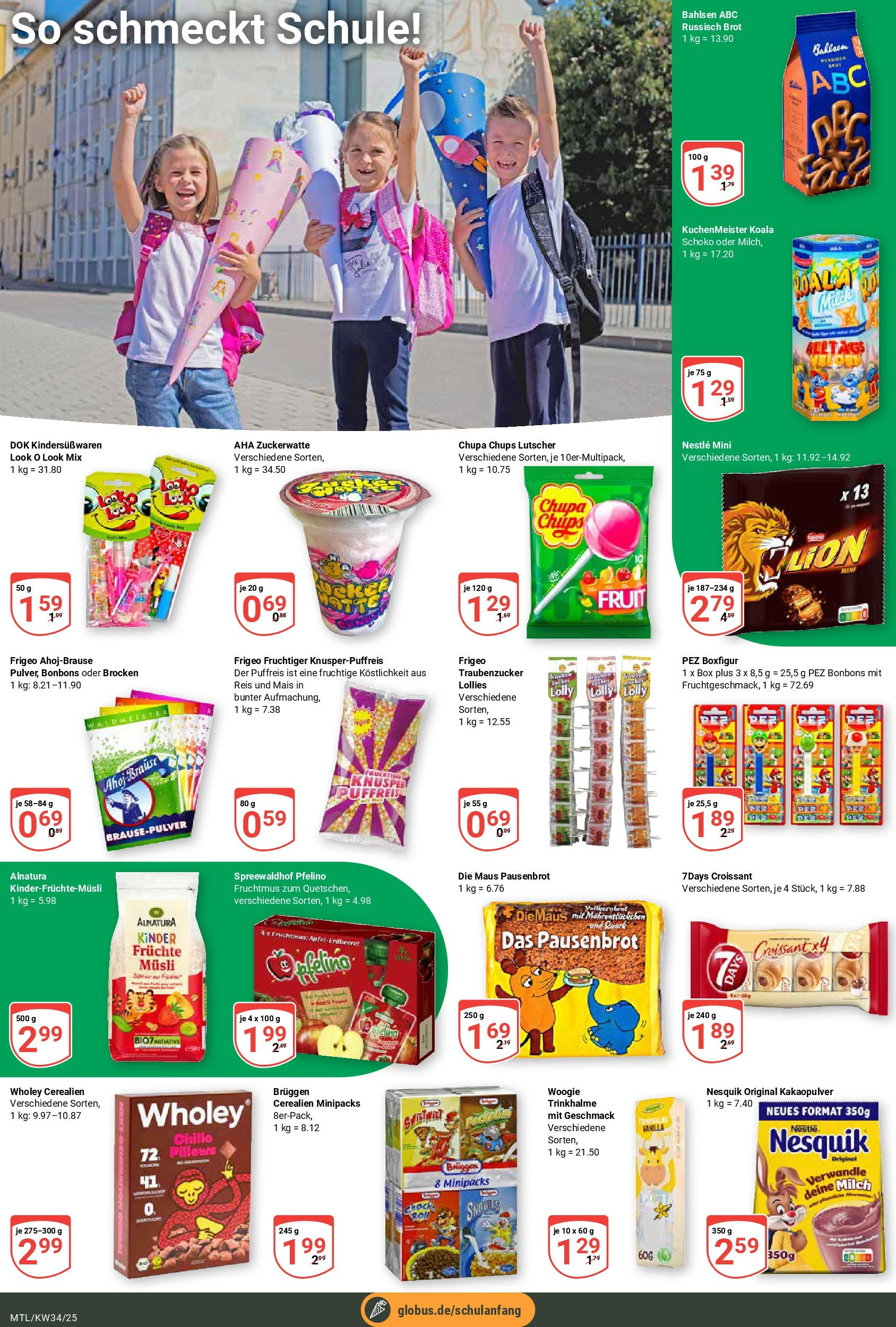 Globus prospekt Maintal-Dörnigheim	 (ab 17.08.2025) » Angebote online | Seite: 22 | Produkte: Milch, Box, Vollkornbrot, Äpfel