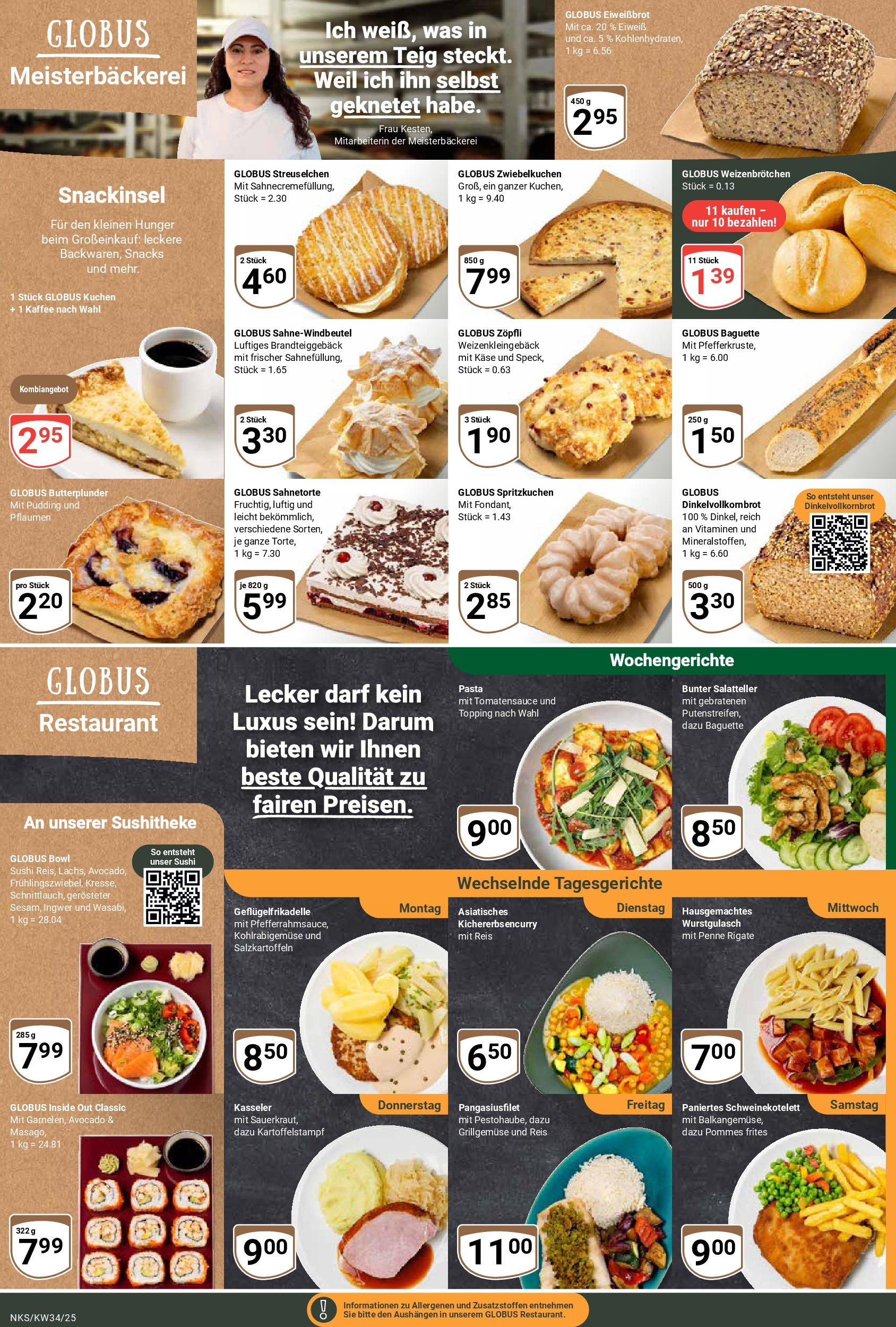 Globus prospekt Neunkirchen	 (ab 17.08.2025) » Angebote online | Seite: 8 | Produkte: Pommes frites, Pudding, Avocado, Pasta