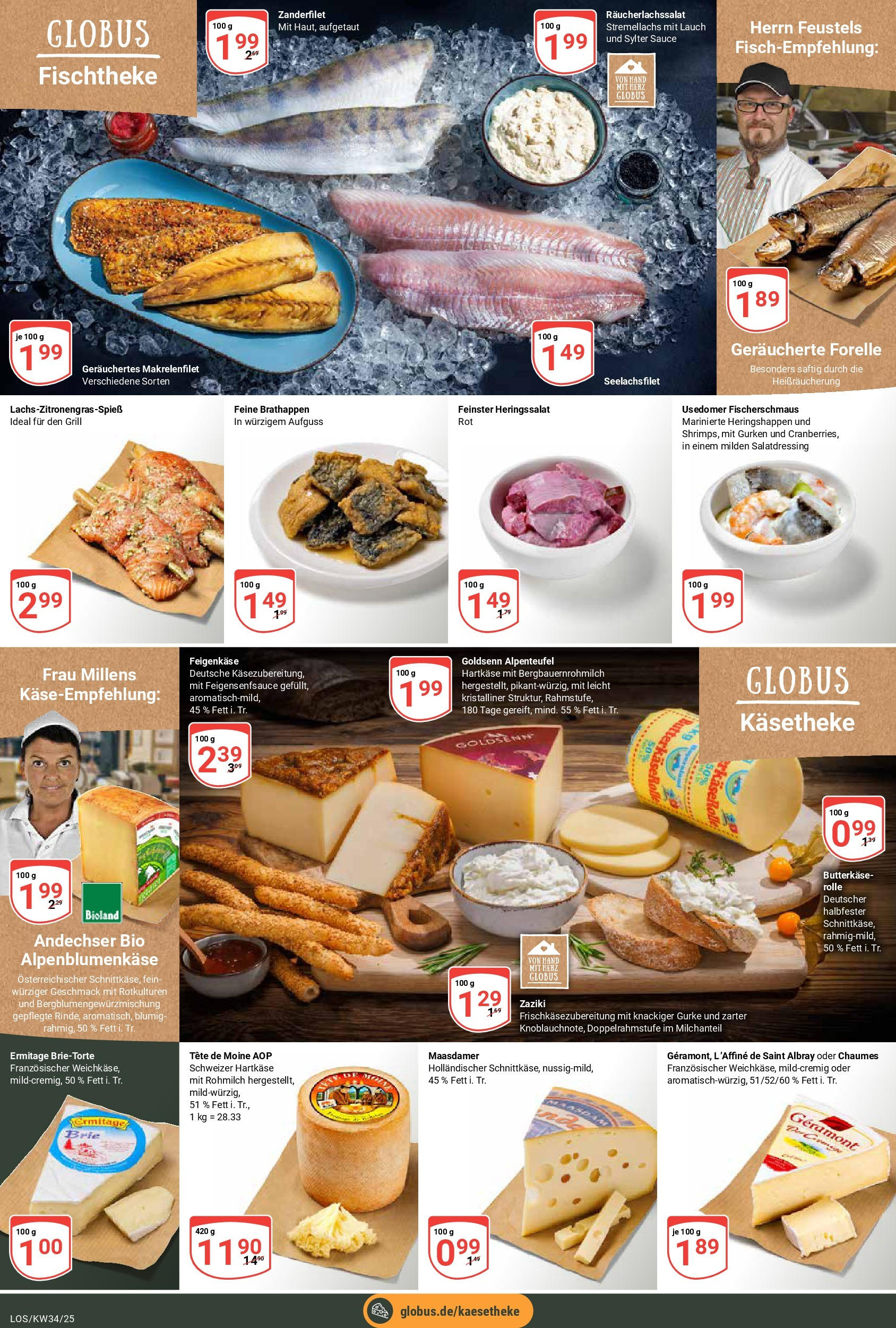 Globus prospekt Losheim Am See	 (ab 17.08.2025) » Angebote online | Seite: 10 | Produkte: Grill, Geramont, Gurken
