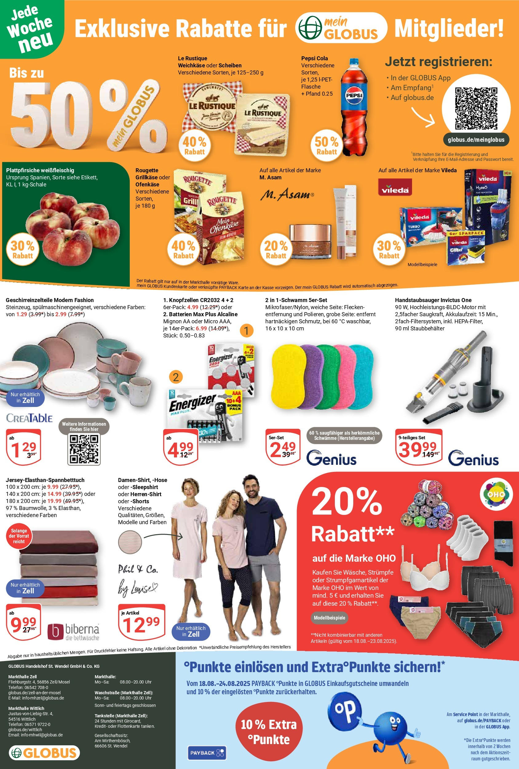 Globus prospekt Zell/mosel	 (ab 17.08.2025) » Angebote online | Seite: 24 | Produkte: Strümpfe, Hose, Pepsi, Uhr