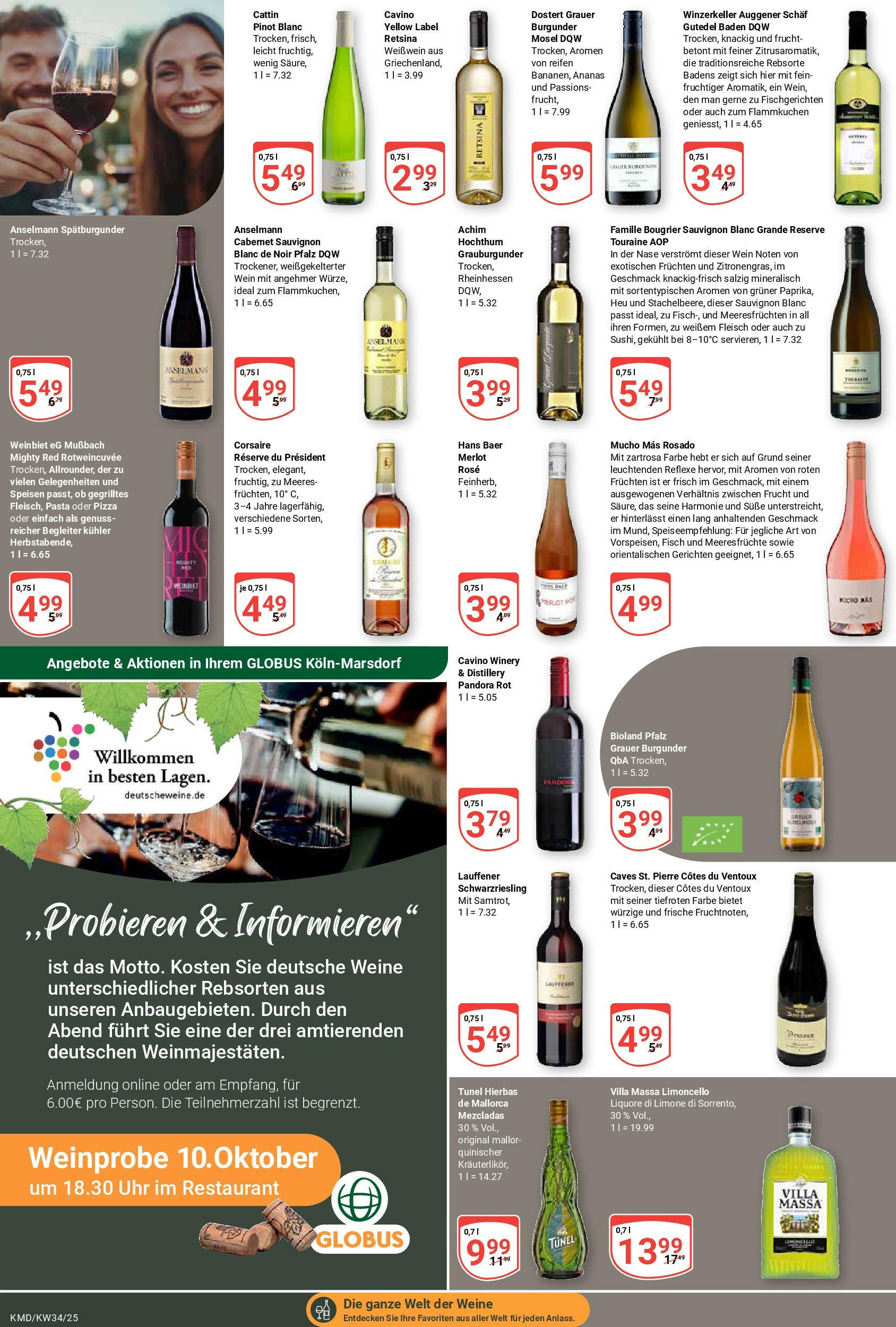 Globus prospekt Köln	 (ab 17.08.2025) » Angebote online | Seite: 24 | Produkte: Merlot, Pizza, Wein, Fleisch
