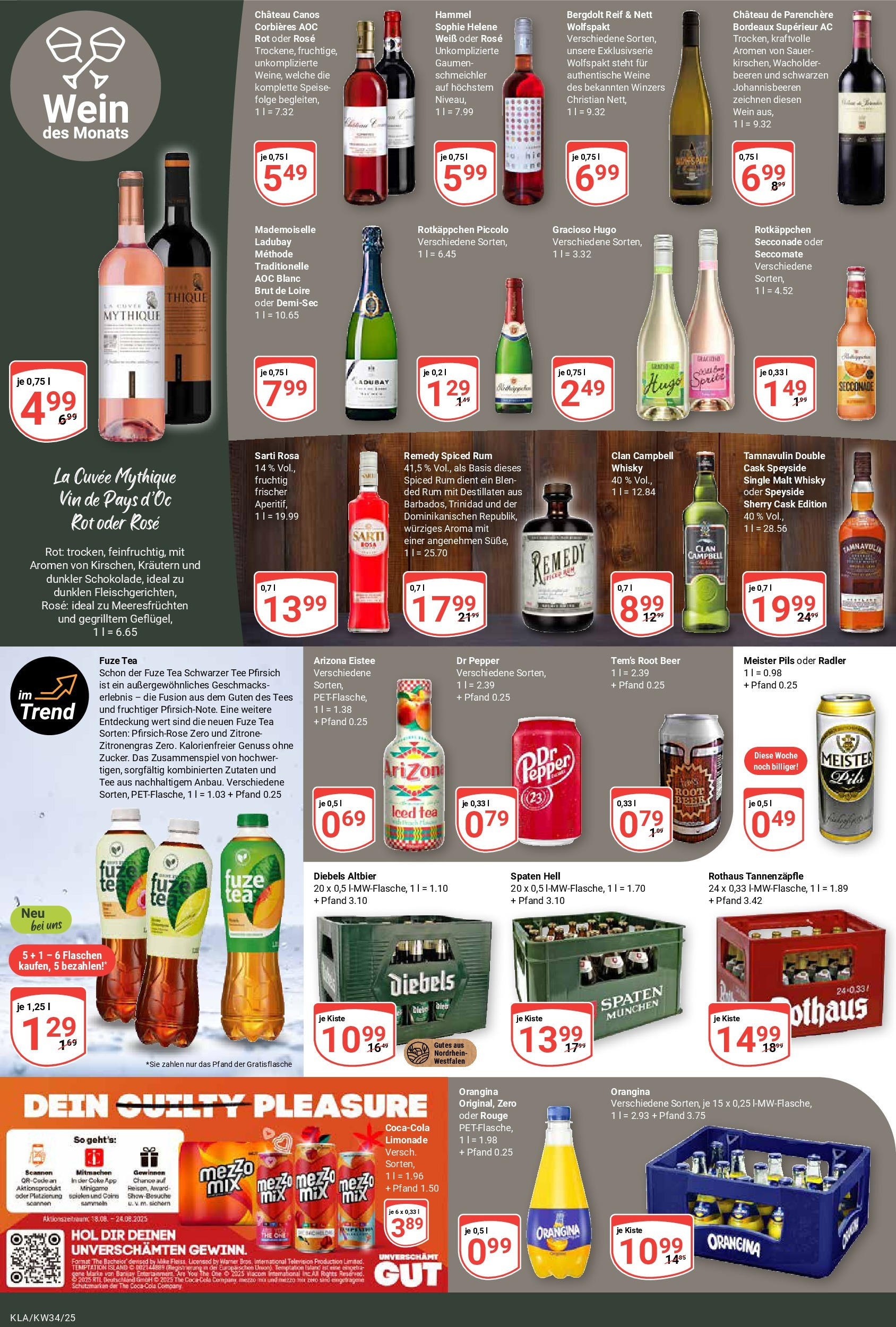 Globus prospekt Kaiserslautern	 (ab 17.08.2025) » Angebote online | Seite: 16 | Produkte: Mezzo mix, Pils, Radler, Pfirsich