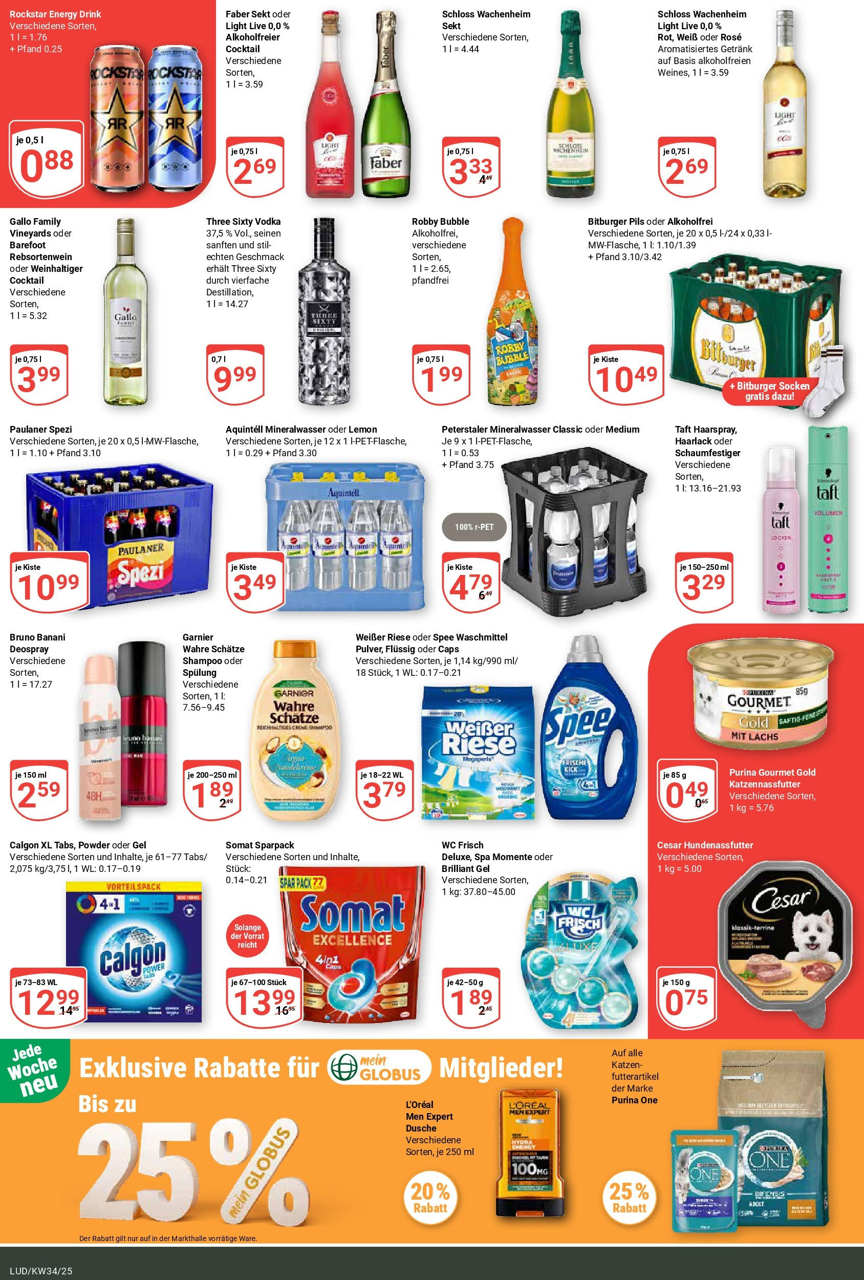 Globus prospekt Ludwigshafen-Oggersheim (ab 17.08.2025) » Angebote ab Montag | Seite: 6 | Produkte: Paulaner spezi, Socken, Purina gourmet gold, Paulaner Globus prospekt Ludwigshafen-Oggersheim (ab 17.08.2025) » Angebote online | Seite: 6 | Produkte: Paulaner spezi, Socken, Purina gourmet gold, Paulaner