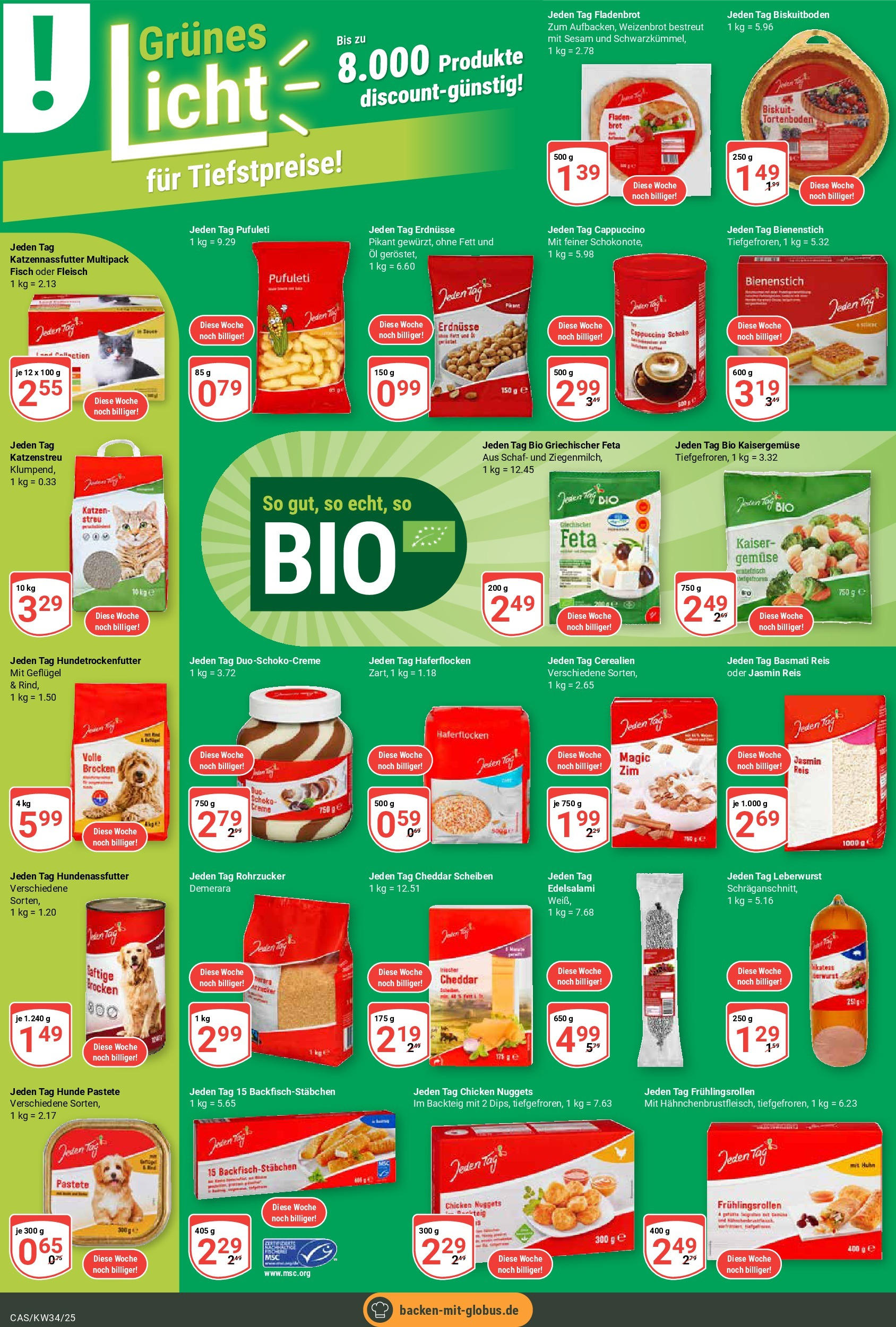 Globus prospekt Castrop-Rauxel	 (ab 17.08.2025) » Angebote online | Seite: 20 | Produkte: Öl, Fisch, Reis, Fleisch