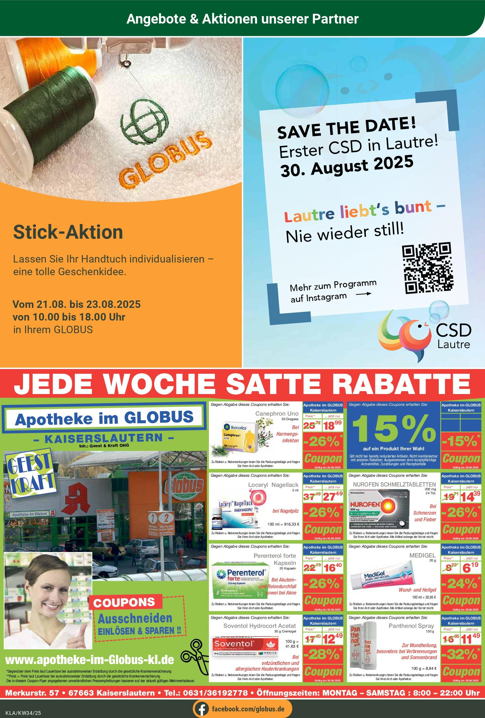 Globus prospekt Kaiserslautern	 (ab 17.08.2025) » Angebote online | Seite: 21 | Produkte: Nagellack, Uhr
