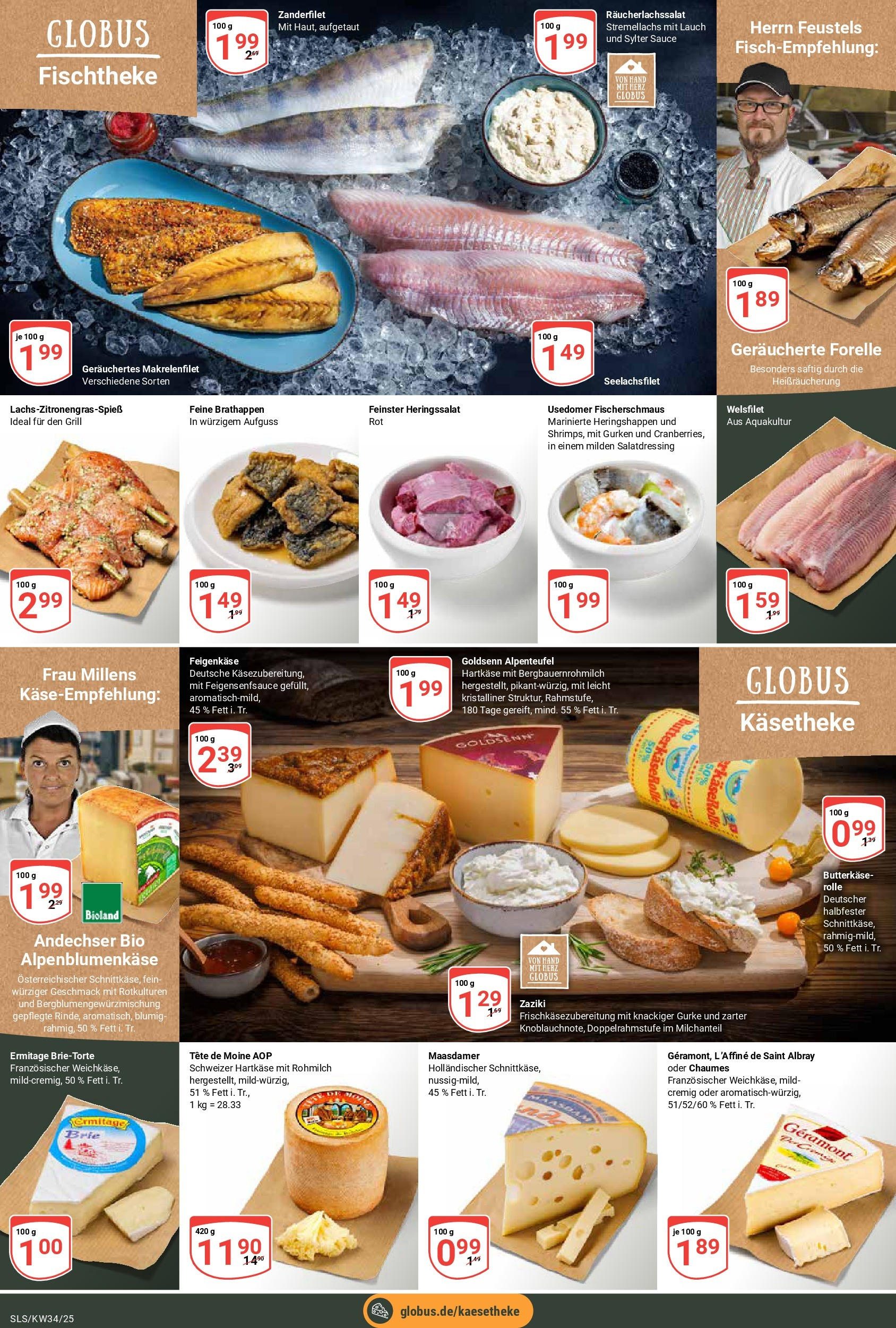 Globus prospekt Saarlouis	 (ab 17.08.2025) » Angebote online | Seite: 10 | Produkte: Grill, Geramont, Gurken