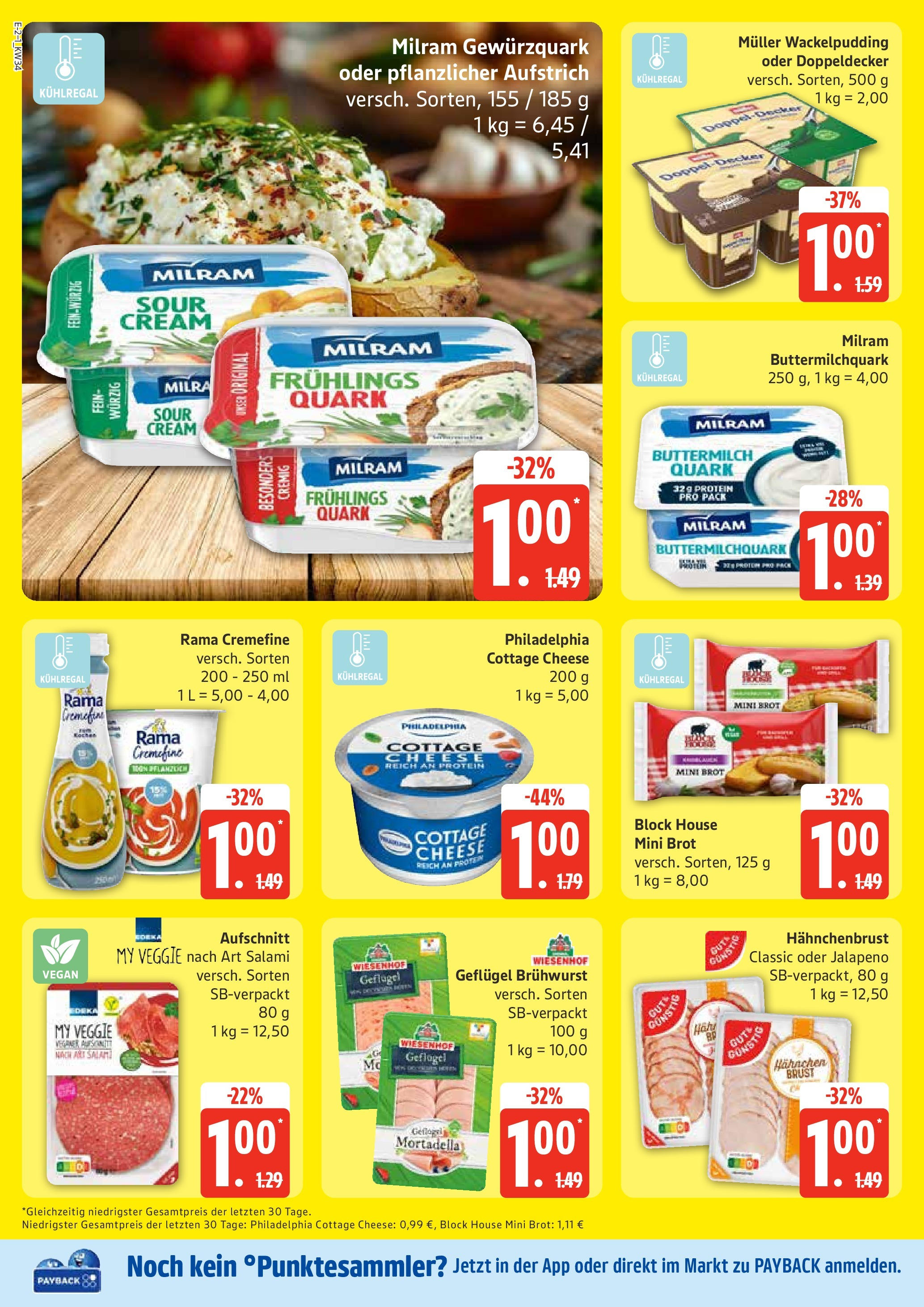 Marktkauf - Marktkauf: Wochenangebote (ab 17.08.2025) » Angebote ab Montag | Seite: 2 | Produkte: Buttermilch, Philadelphia, Brot, Salami Marktkauf - Marktkauf: Wochenangebote (ab 17.08.2025) » Angebote online | Seite: 2 | Produkte: Buttermilch, Philadelphia, Brot, Salami
