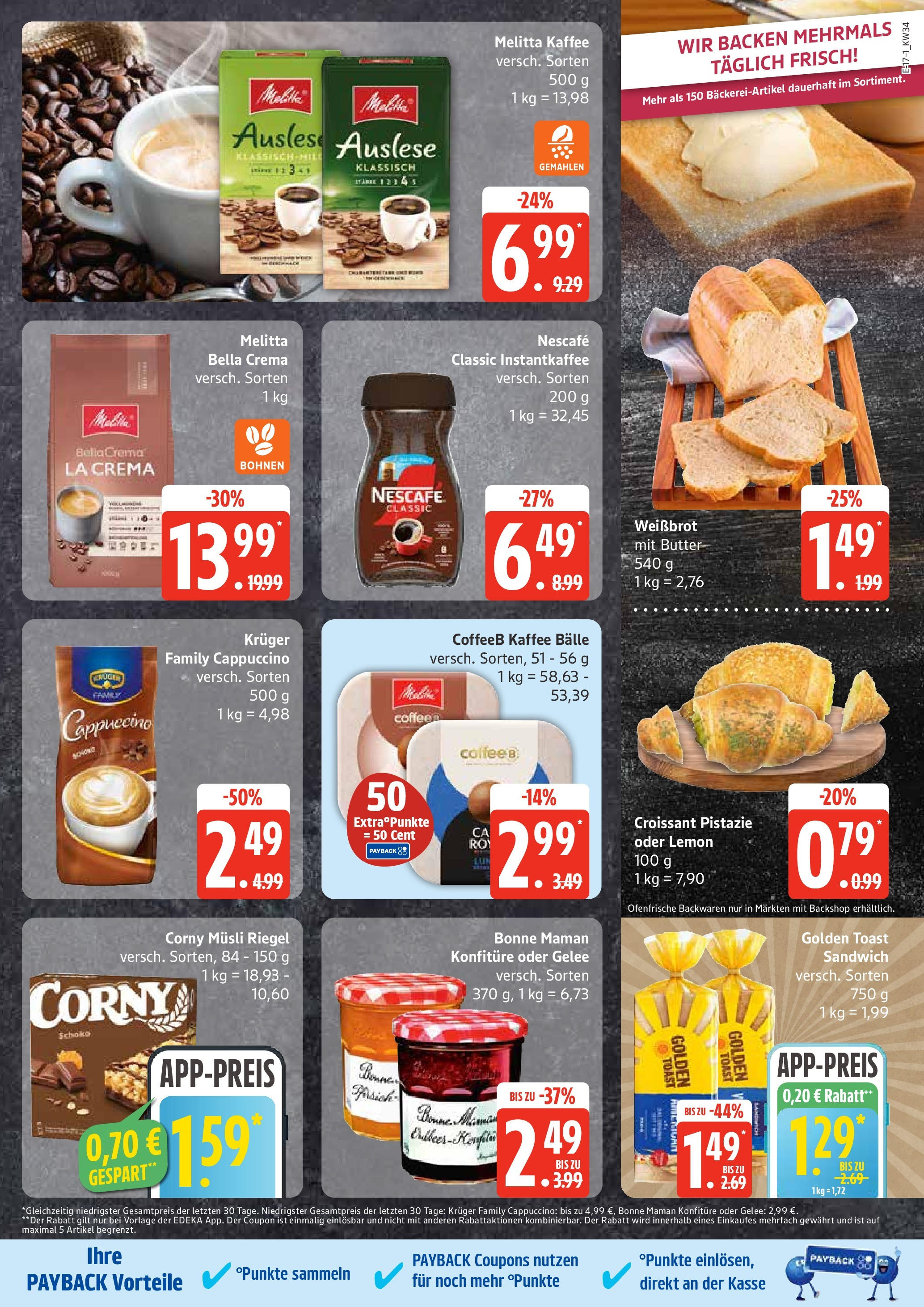 Marktkauf - Marktkauf: Wochenangebote (ab 17.08.2025) » Angebote ab Montag | Seite: 17 | Produkte: Nescafe, Melitta kaffee, Butter, Bonne maman Marktkauf - Marktkauf: Wochenangebote (ab 17.08.2025) » Angebote online | Seite: 17 | Produkte: Nescafe, Melitta kaffee, Butter, Bonne maman