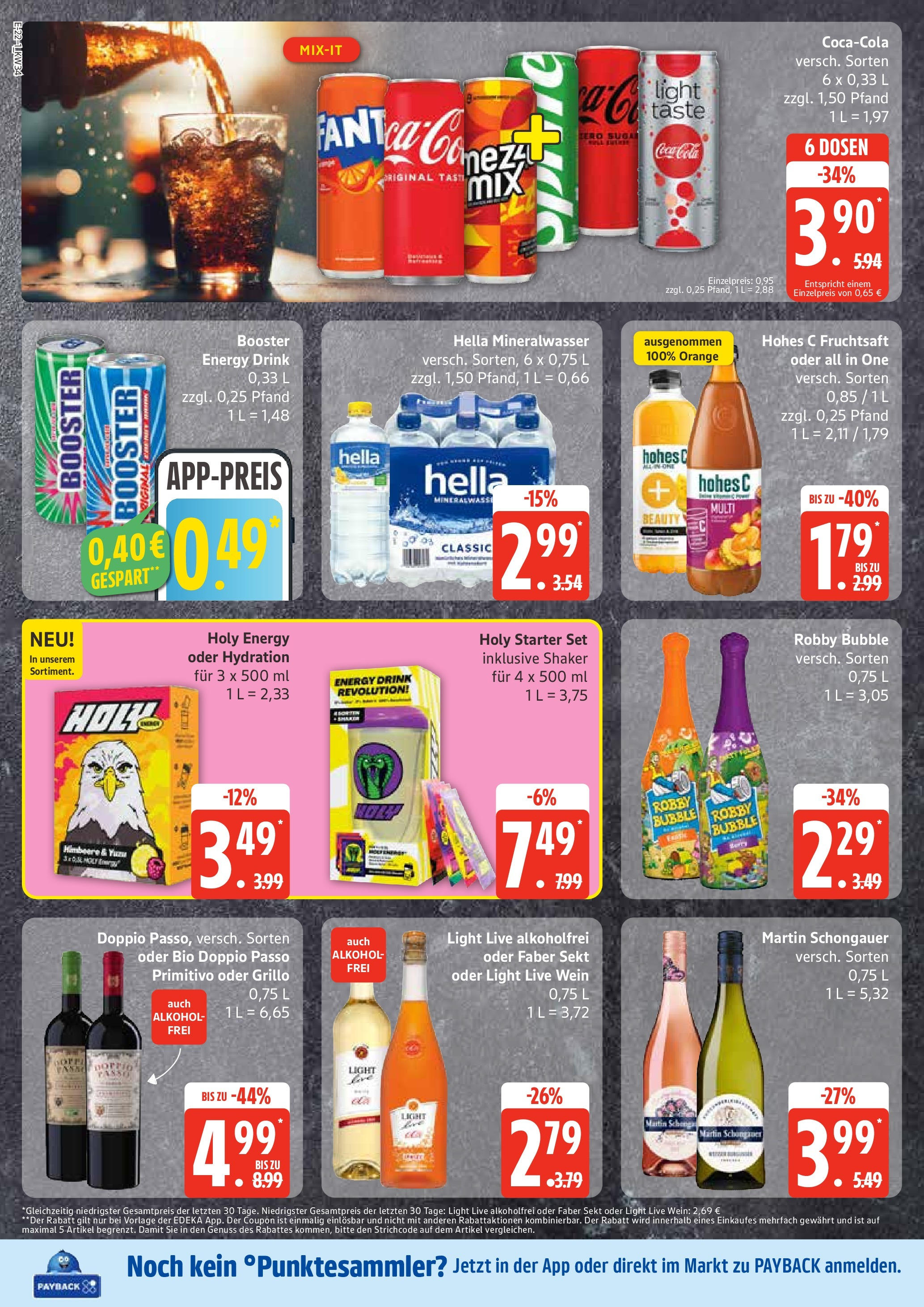 Marktkauf - Marktkauf: Wochenangebote (ab 17.08.2025) » Angebote ab Montag | Seite: 22 | Produkte: Mineralwasser, Hella, Hohes c, Fruchtsaft Marktkauf - Marktkauf: Wochenangebote (ab 17.08.2025) » Angebote online | Seite: 22 | Produkte: Mineralwasser, Hella, Hohes c, Fruchtsaft