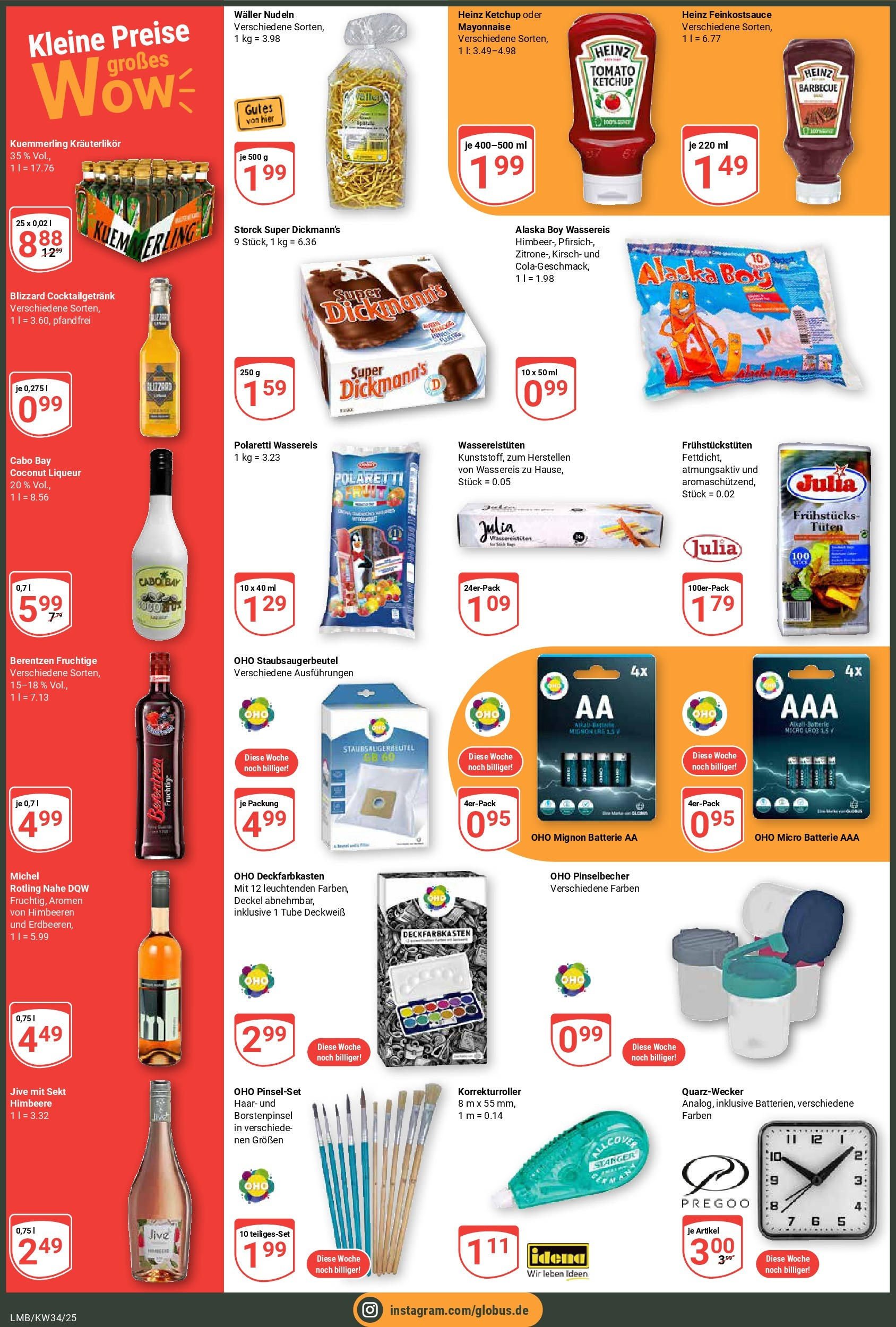 Globus prospekt Limburg (ab 17.08.2025) » Angebote ab Montag | Seite: 2 | Produkte: Himbeeren, Sekt, Heinz ketchup, Berentzen Globus prospekt Limburg (ab 17.08.2025) » Angebote online | Seite: 2 | Produkte: Himbeeren, Sekt, Heinz ketchup, Berentzen