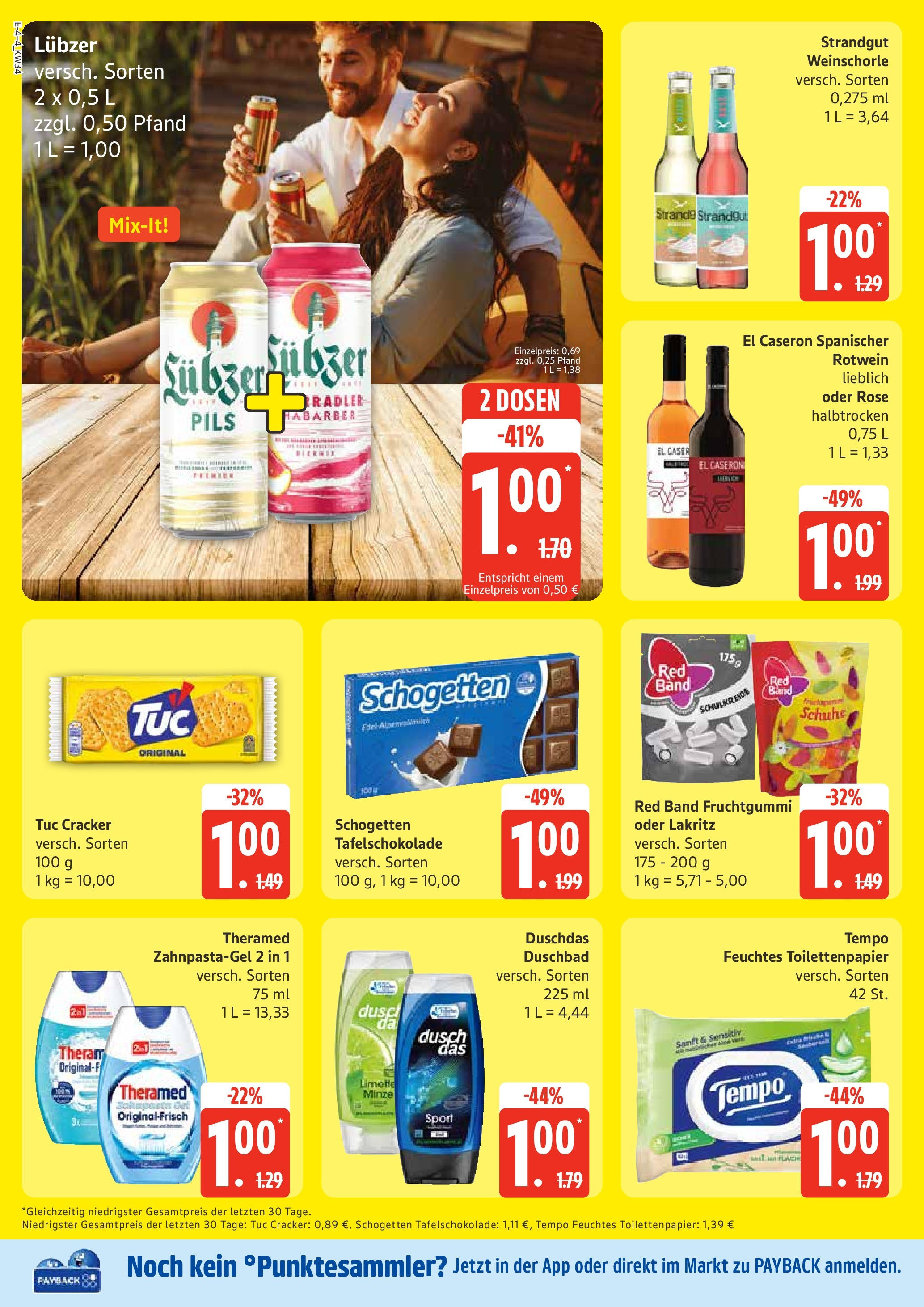 Marktkauf - Marktkauf: Wochenangebote (ab 17.08.2025) » Angebote ab Montag | Seite: 4 | Produkte: Rotwein, Tempo, Schogetten, Toilettenpapier Marktkauf - Marktkauf: Wochenangebote (ab 17.08.2025) » Angebote online | Seite: 4 | Produkte: Rotwein, Tempo, Schogetten, Toilettenpapier