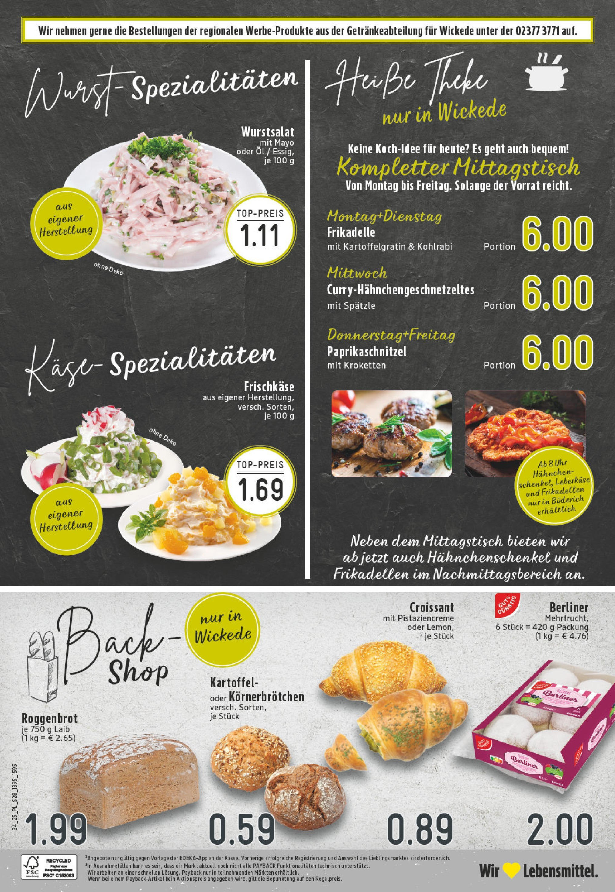 Edeka prospekt Wickede	 (ab 17.08.2025) » Angebote Online | Seite: 28 | Produkte: Hahnchen, Käse, Kohlrabi, Uhr