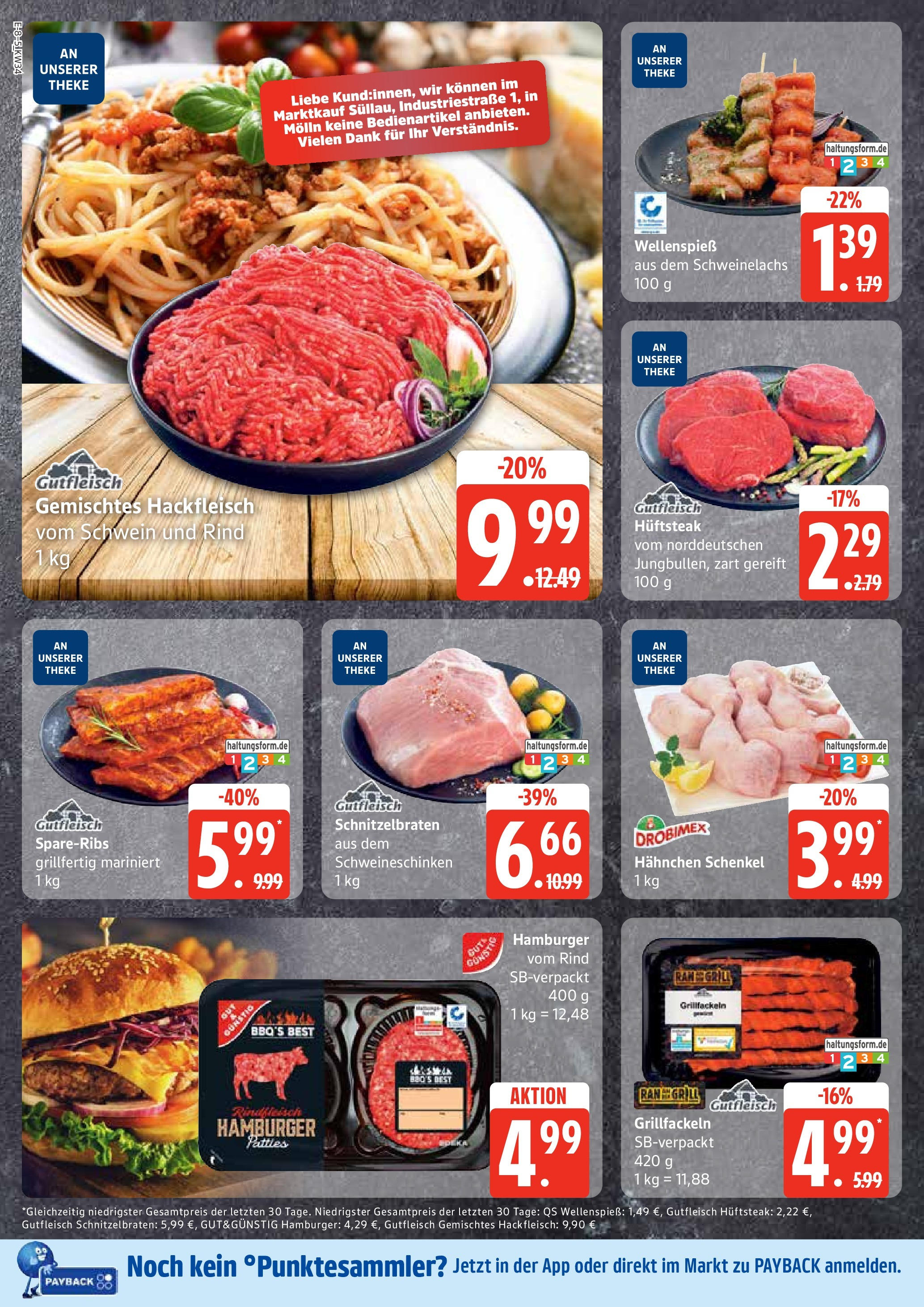Marktkauf - Marktkauf: Wochenangebote (ab 17.08.2025) » Angebote ab Montag | Seite: 8 | Produkte: Grill, Hahnchen, Theke, Hackfleisch Marktkauf - Marktkauf: Wochenangebote (ab 17.08.2025) » Angebote online | Seite: 8 | Produkte: Grill, Hahnchen, Theke, Hackfleisch