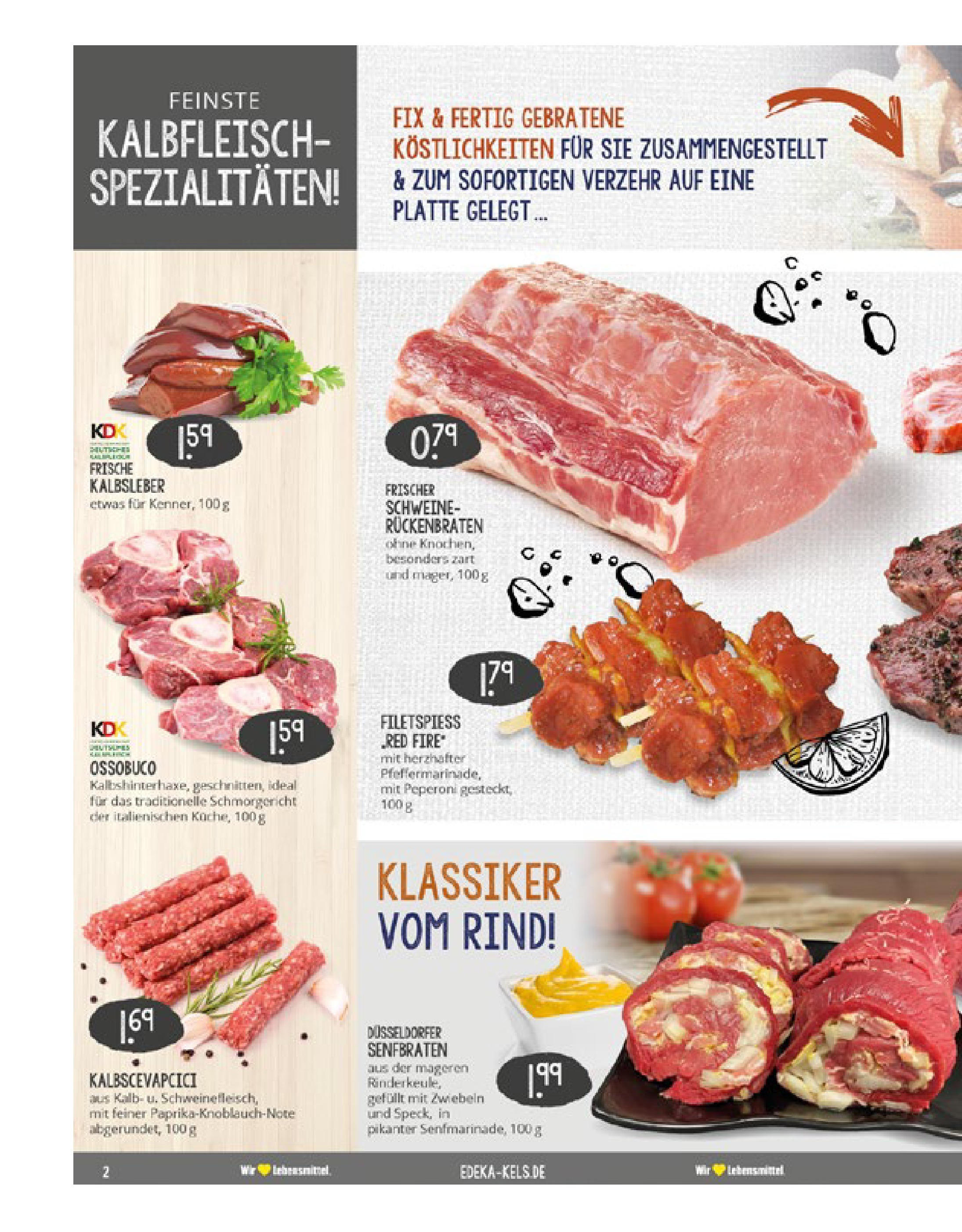 Edeka prospekt Ratingen	 (ab 17.08.2025) » Angebote Online | Seite: 2 | Produkte: Kalbsleber, Zwiebeln