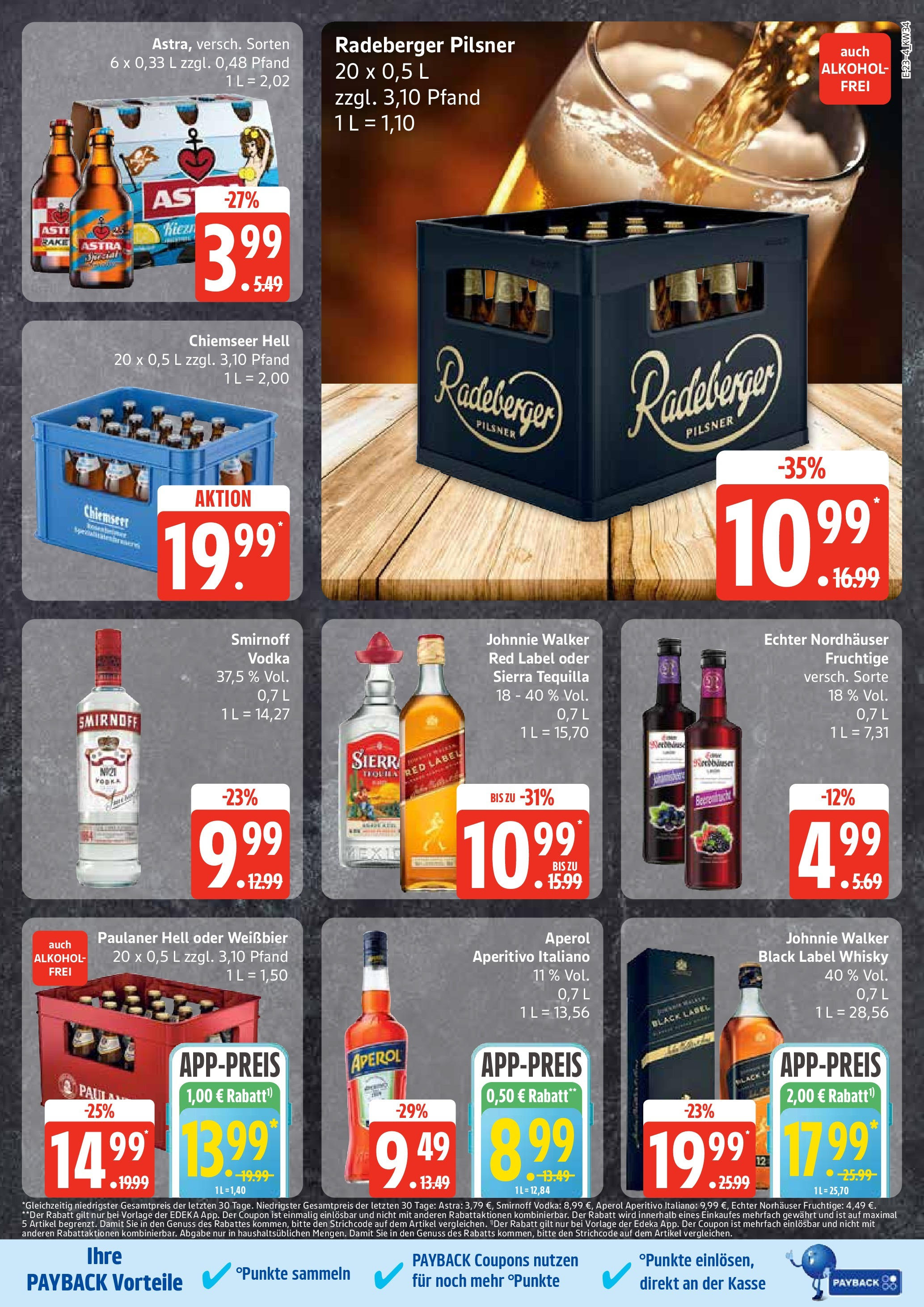 Marktkauf - Marktkauf: Wochenangebote (ab 17.08.2025) » Angebote ab Montag | Seite: 23 | Produkte: Vodka, Radeberger pilsner, Paulaner, Johnnie walker Marktkauf - Marktkauf: Wochenangebote (ab 17.08.2025) » Angebote online | Seite: 23 | Produkte: Vodka, Radeberger pilsner, Paulaner, Johnnie walker