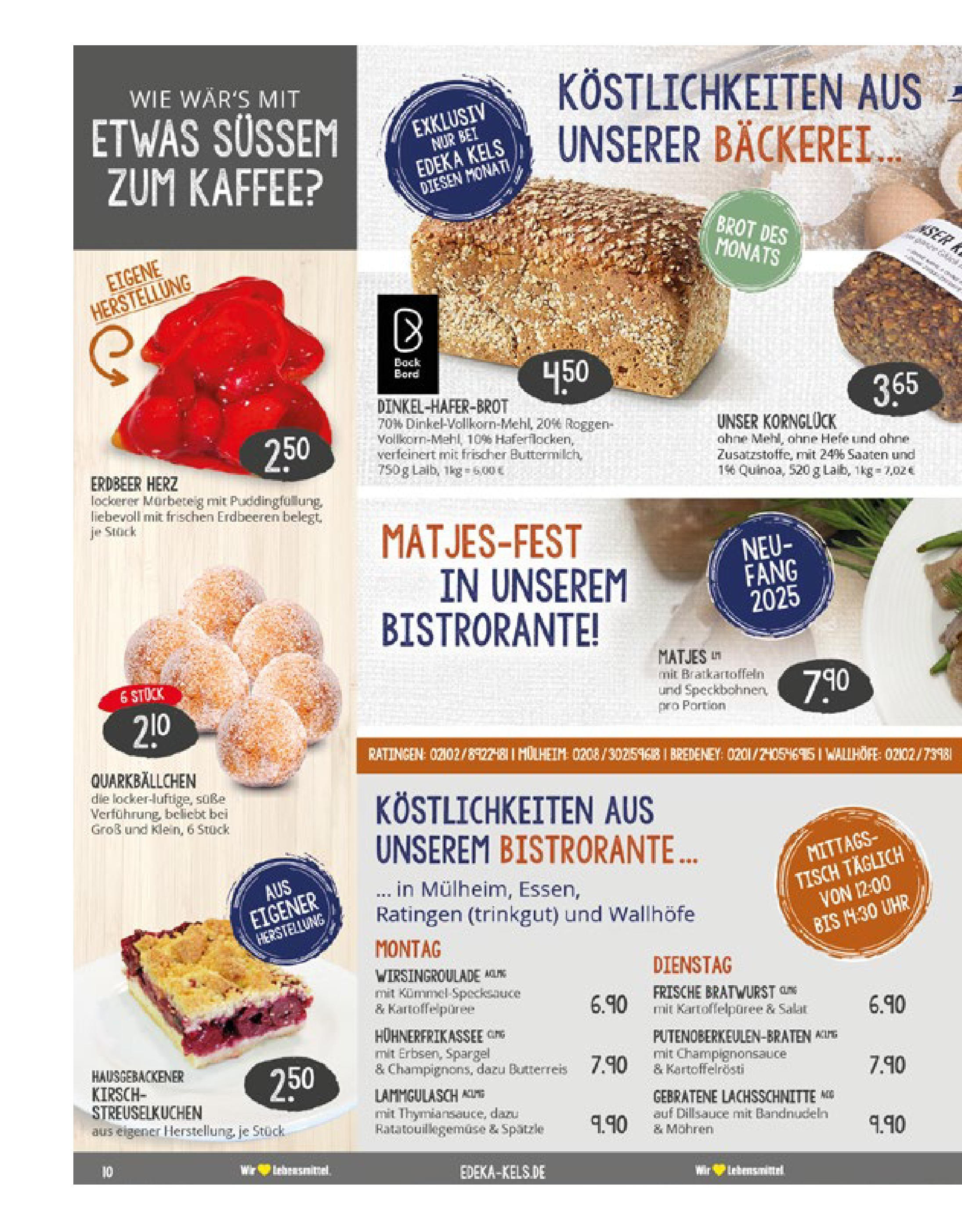 Edeka prospekt Ratingen	 (ab 17.08.2025) » Angebote Online | Seite: 10 | Produkte: Buttermilch, Bratwurst, Spargel, Mohren