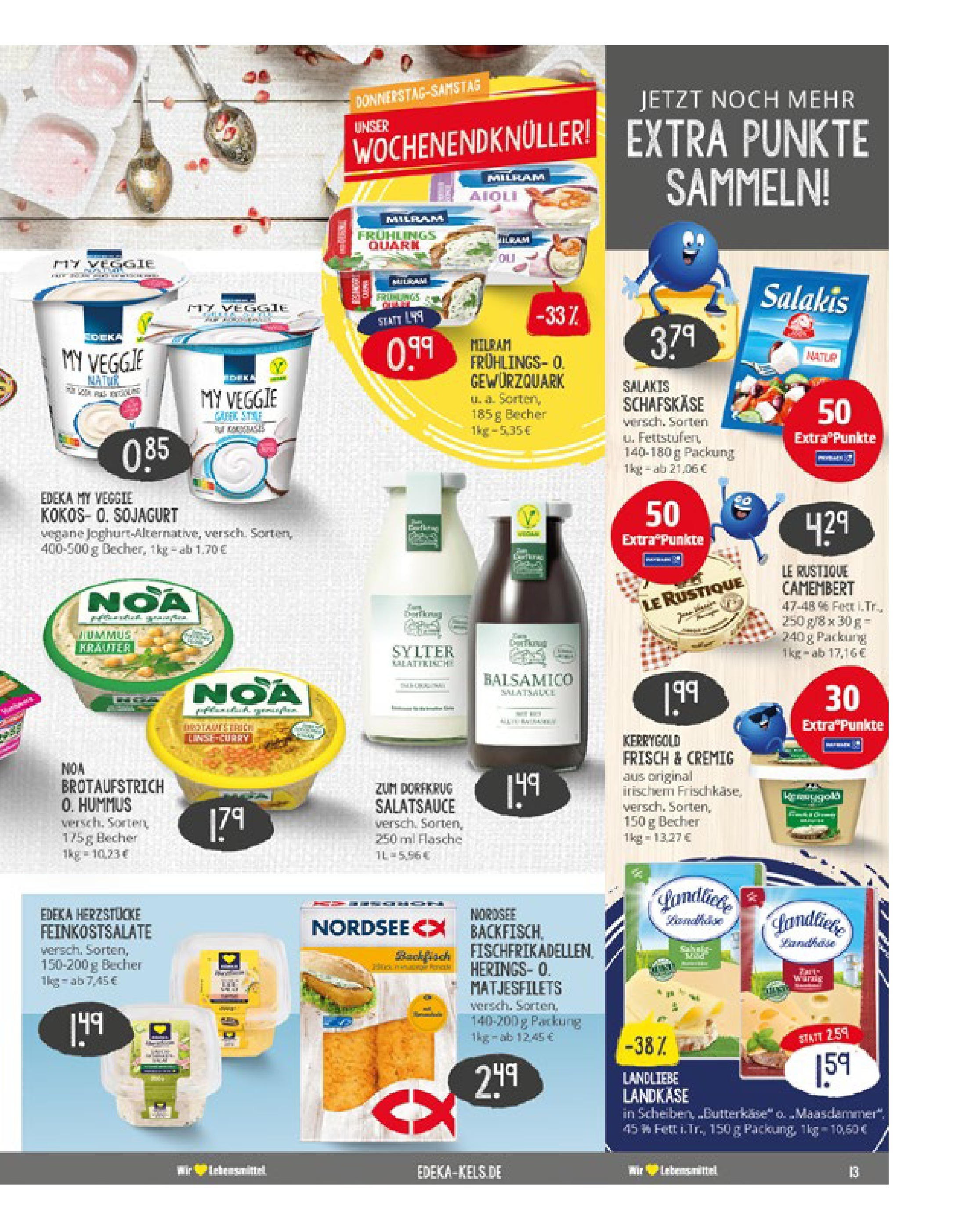 Edeka prospekt Ratingen	 (ab 17.08.2025) » Angebote Online | Seite: 13 | Produkte: Quark, Feta, Balsamico, Salakis