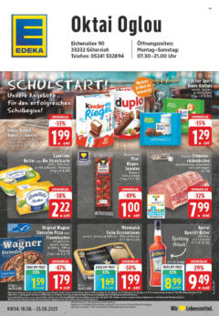 Edeka prospekt Gütersloh	 gültig ab dem 17.08.2025