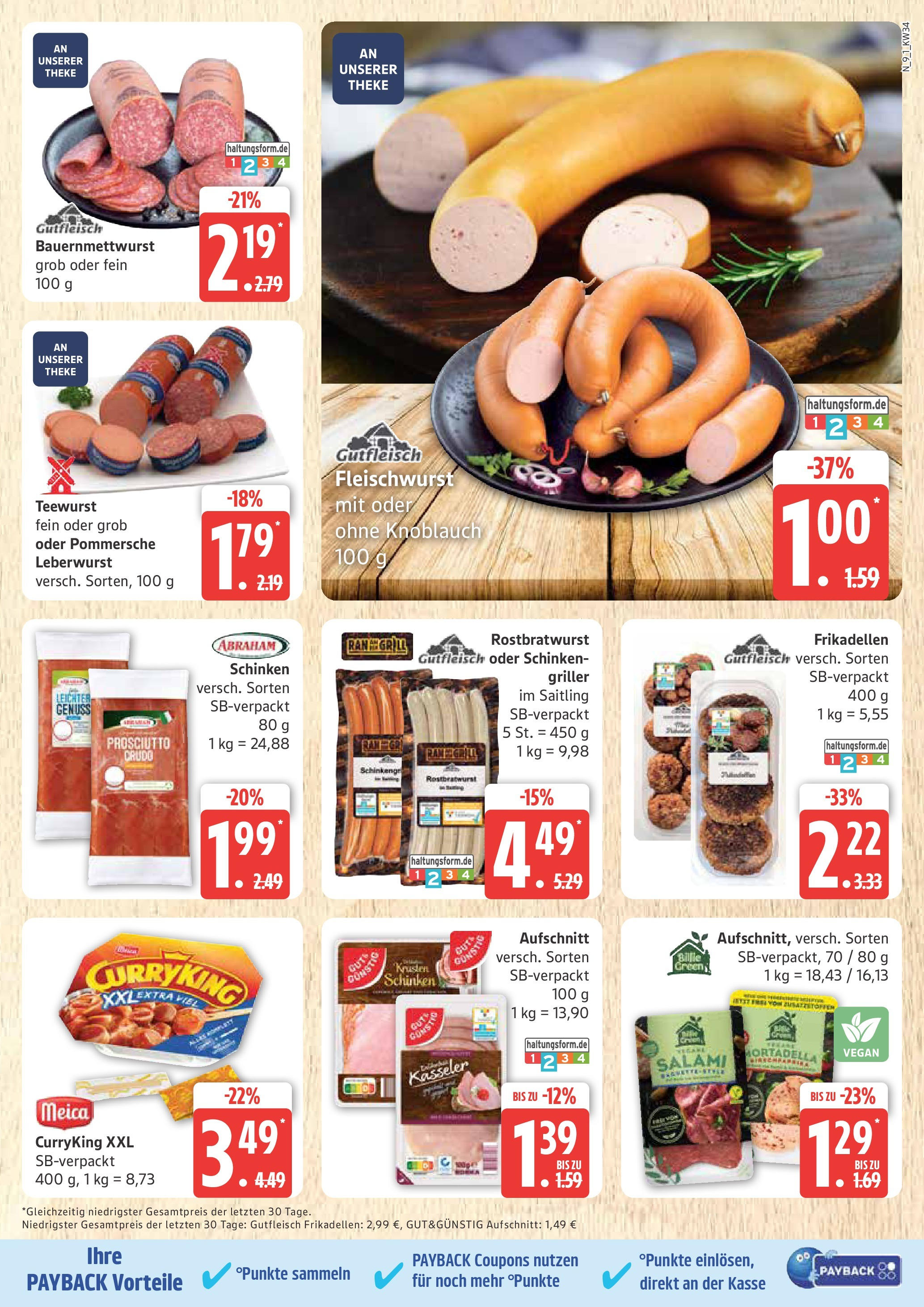 Marktkauf - Marktkauf: Wochenangebote (ab 17.08.2025) » Angebote ab Montag | Seite: 9 | Produkte: Theke, Salami, Schinken, Griller Marktkauf - Marktkauf: Wochenangebote (ab 17.08.2025) » Angebote online | Seite: 9 | Produkte: Theke, Salami, Schinken, Griller