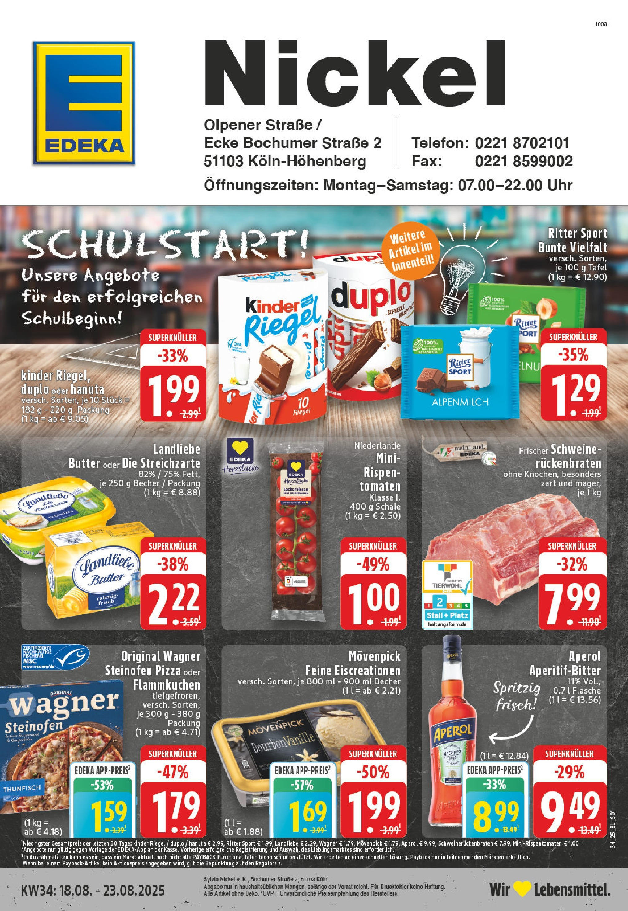 EDEKA Prospekt ab 17.08.2025 - Prospekt Köln Online
