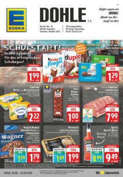 Edeka prospekt Hopsten	 gültig ab dem 17.08.2025
