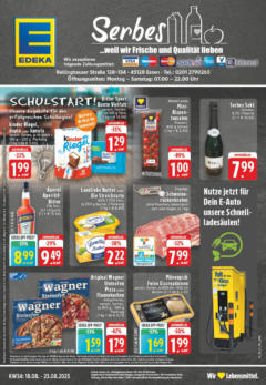 Edeka prospekt Essen	 - gültig ab dem 17.08.2025 | Seite: 1 | Produkte: Thunfisch, Sekt, Kinder riegel, Aperol