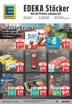 Edeka prospekt Lindlar	 gültig ab dem 17.08.2025