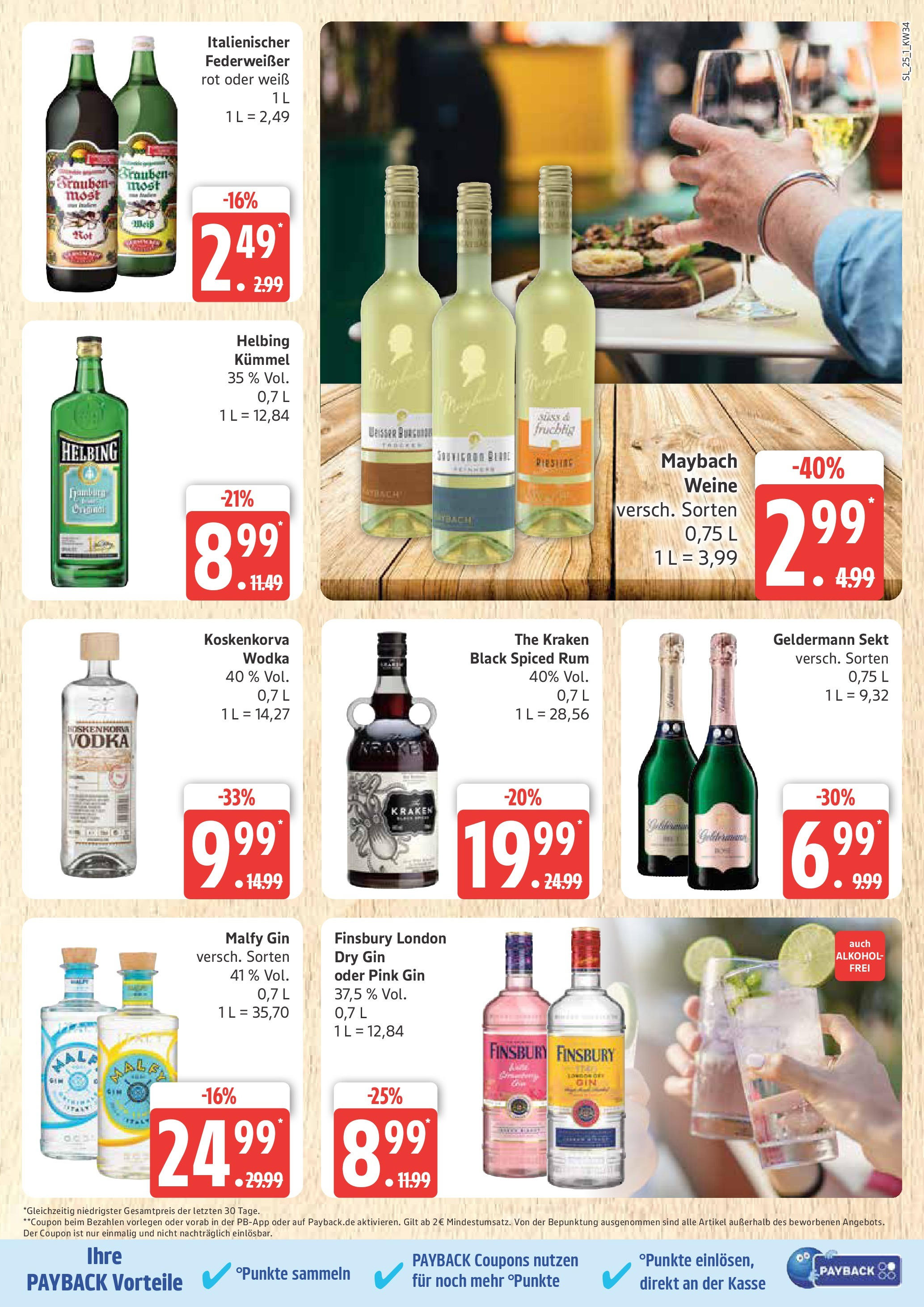 Marktkauf - Marktkauf: Wochenangebote (ab 17.08.2025) » Angebote ab Montag | Seite: 25 | Produkte: Sekt, Rum, Gin, Wodka Marktkauf - Marktkauf: Wochenangebote (ab 17.08.2025) » Angebote online | Seite: 25 | Produkte: Sekt, Rum, Gin, Wodka