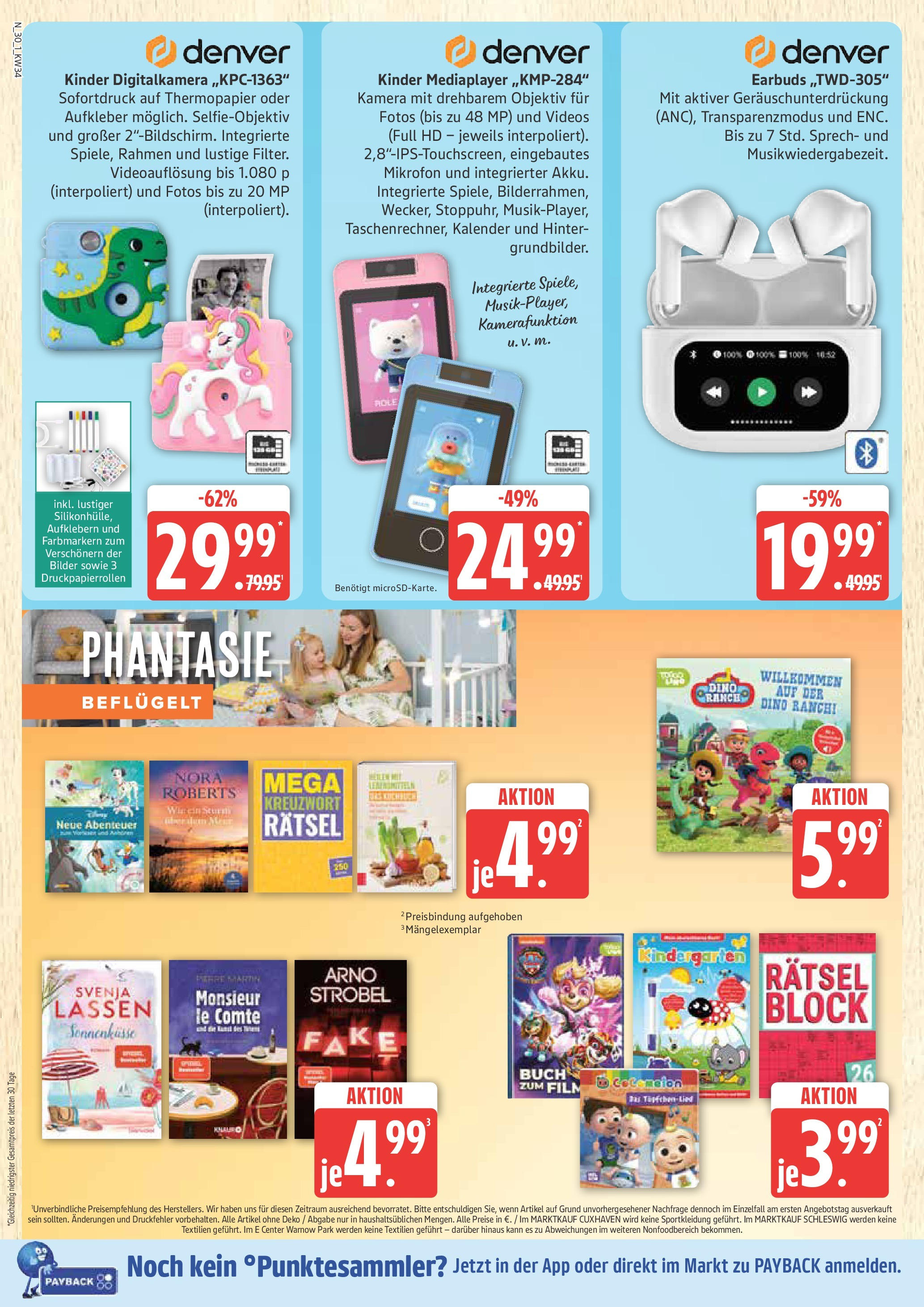 Marktkauf - Marktkauf: Wochenangebote (ab 17.08.2025) » Angebote ab Montag | Seite: 30 | Produkte: Kamera, Mikrofon, Bilder, Digitalkamera Marktkauf - Marktkauf: Wochenangebote (ab 17.08.2025) » Angebote online | Seite: 30 | Produkte: Kamera, Mikrofon, Bilder, Digitalkamera