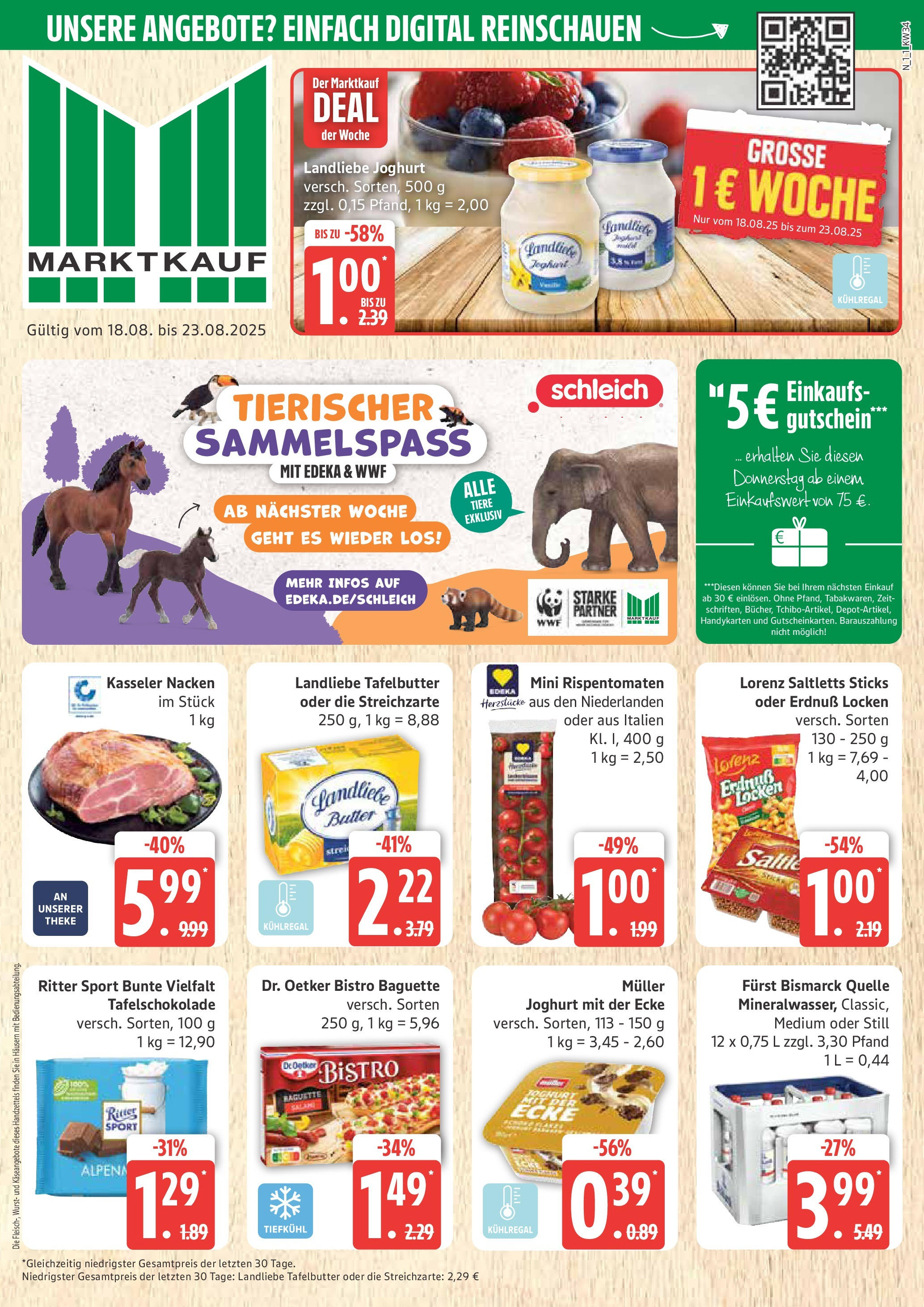 Marktkauf - Marktkauf: Wochenangebote (ab 17.08.2025) » Angebote ab Montag | Seite: 1 | Produkte: Joghurt, Kasseler nacken, Wurst, Landliebe joghurt Marktkauf - Marktkauf: Wochenangebote (ab 17.08.2025) » Angebote online | Seite: 1 | Produkte: Joghurt, Kasseler nacken, Wurst, Landliebe joghurt