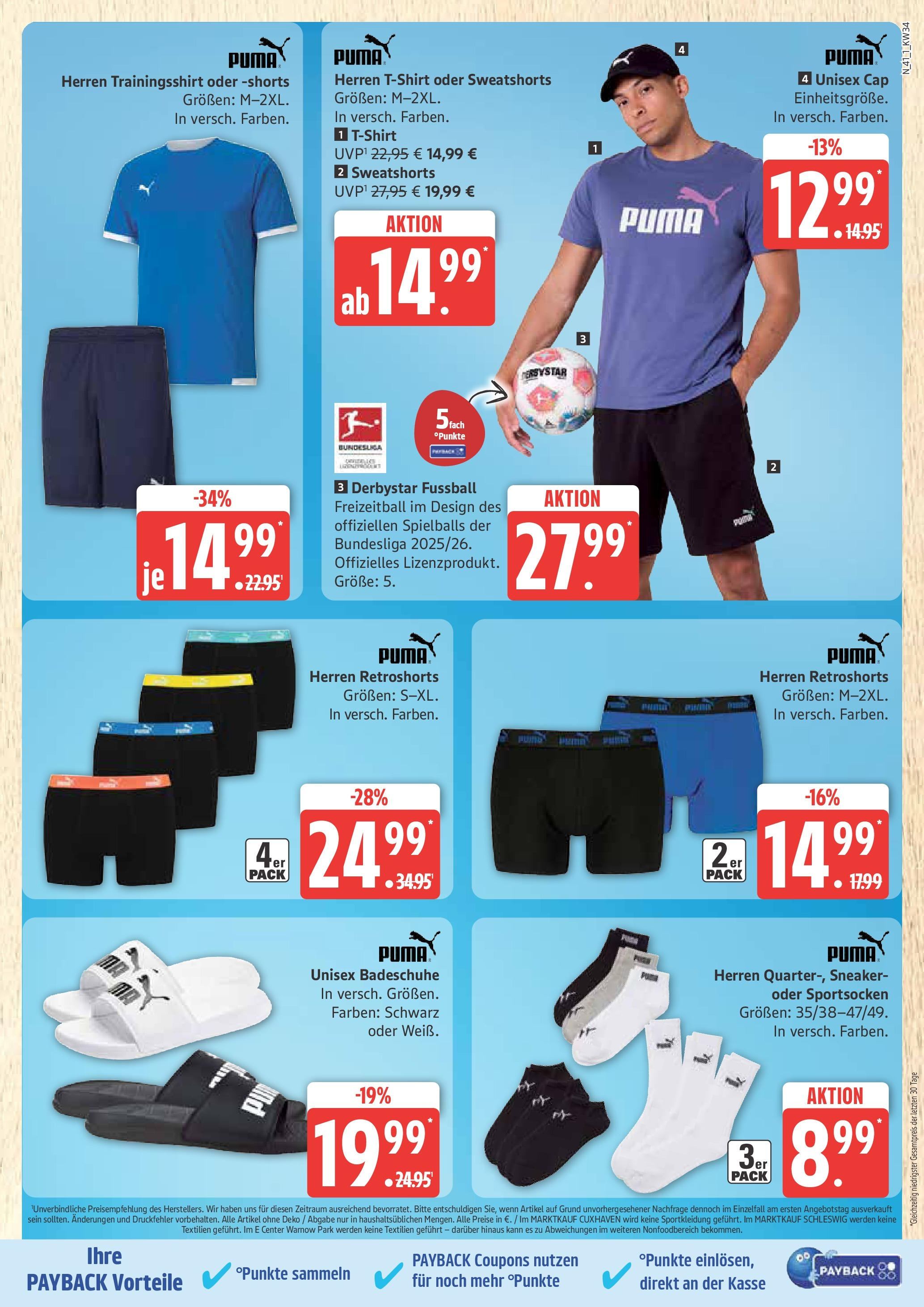 Marktkauf - Marktkauf: Wochenangebote (ab 17.08.2025) » Angebote ab Montag | Seite: 41 | Produkte: Sweatshorts, Fußball Marktkauf - Marktkauf: Wochenangebote (ab 17.08.2025) » Angebote online | Seite: 41 | Produkte: Sweatshorts, Fußball