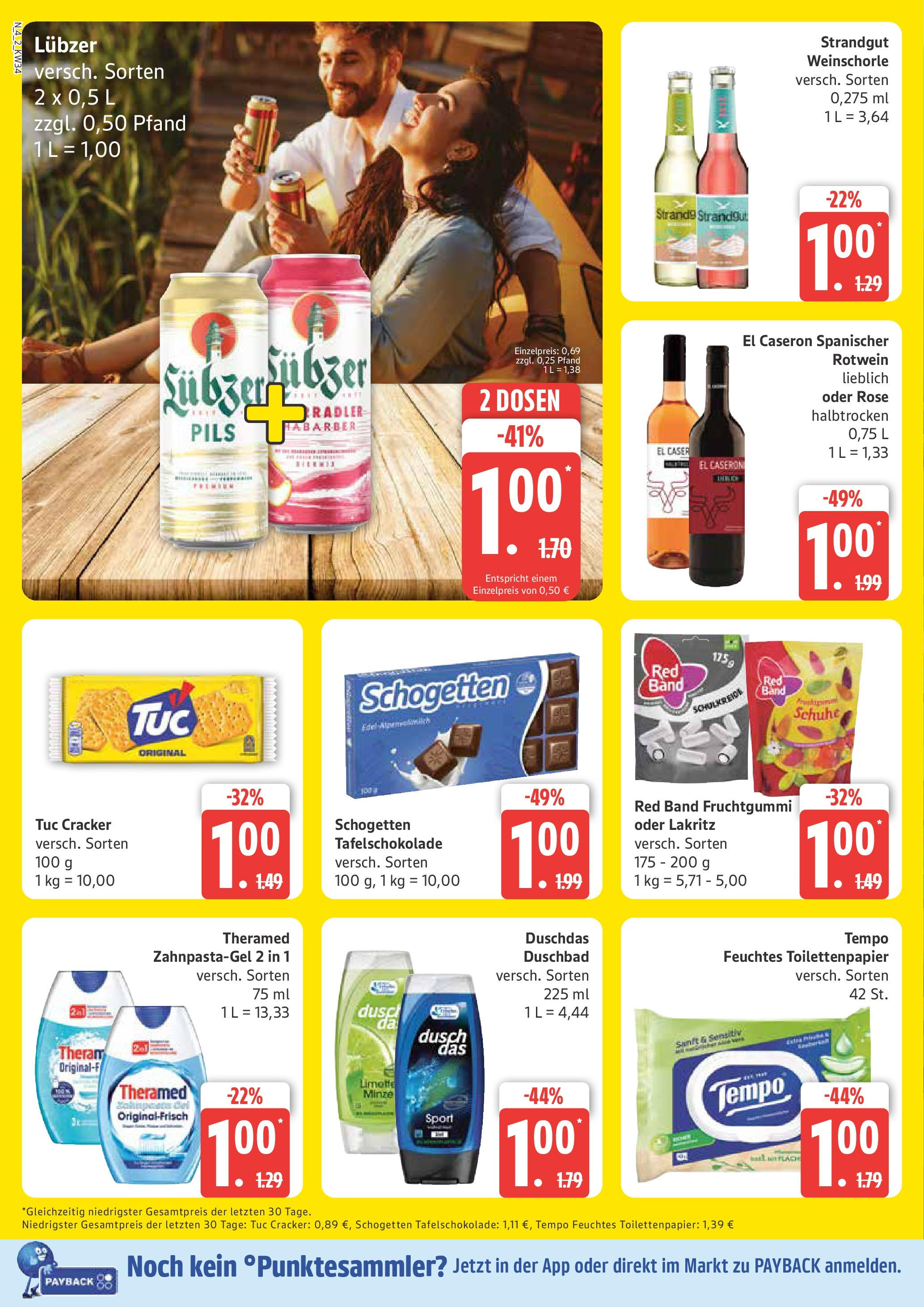 Marktkauf - Marktkauf: Wochenangebote (ab 17.08.2025) » Angebote ab Montag | Seite: 4 | Produkte: Rotwein, Weinschorle, Radler, Tempo Marktkauf - Marktkauf: Wochenangebote (ab 17.08.2025) » Angebote online | Seite: 4 | Produkte: Rotwein, Weinschorle, Radler, Tempo