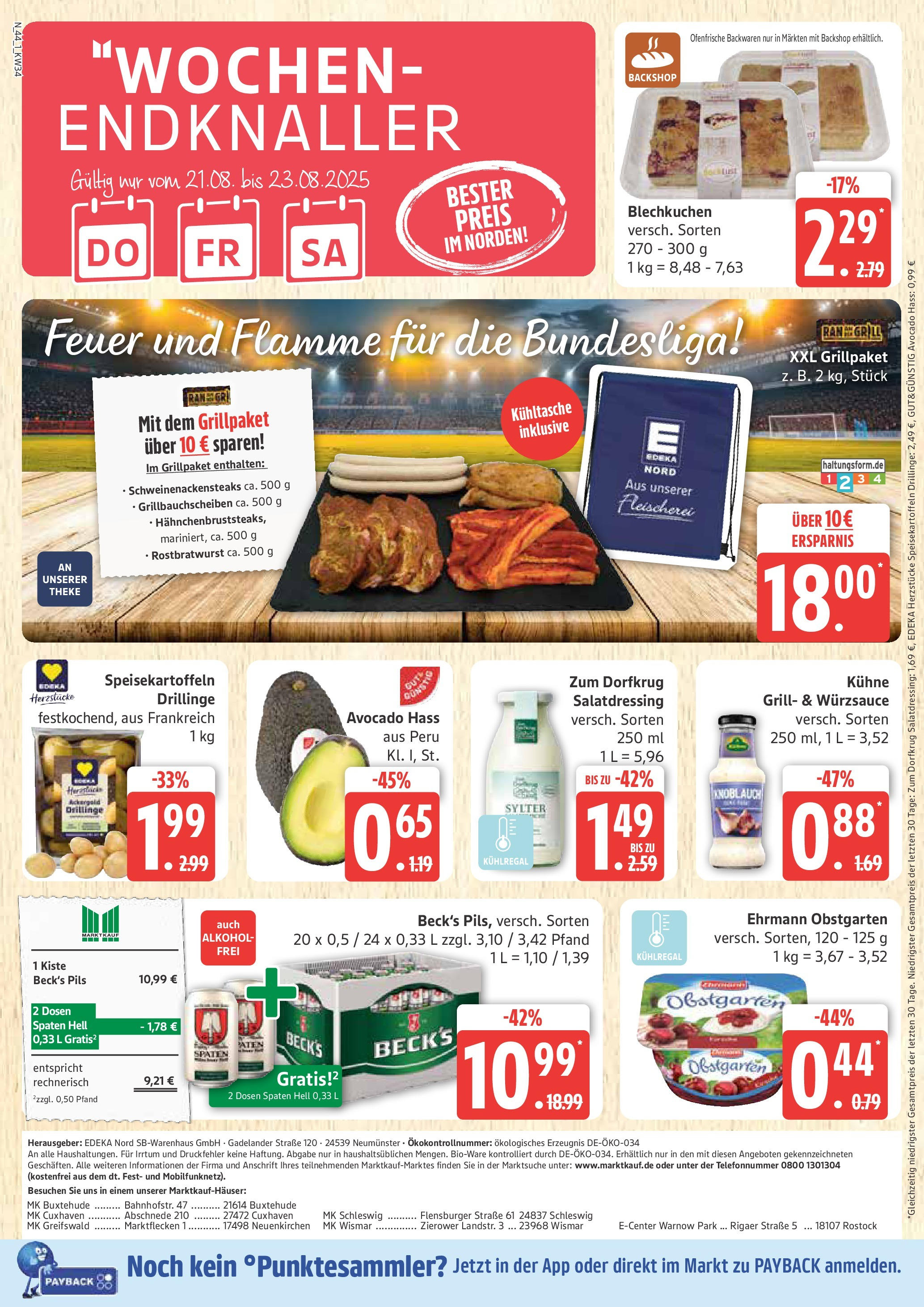 Marktkauf - Marktkauf: Wochenangebote (ab 17.08.2025) » Angebote ab Montag | Seite: 44 | Produkte: Theke, Pils, Flensburger, Avocado Marktkauf - Marktkauf: Wochenangebote (ab 17.08.2025) » Angebote online | Seite: 44 | Produkte: Theke, Pils, Flensburger, Avocado