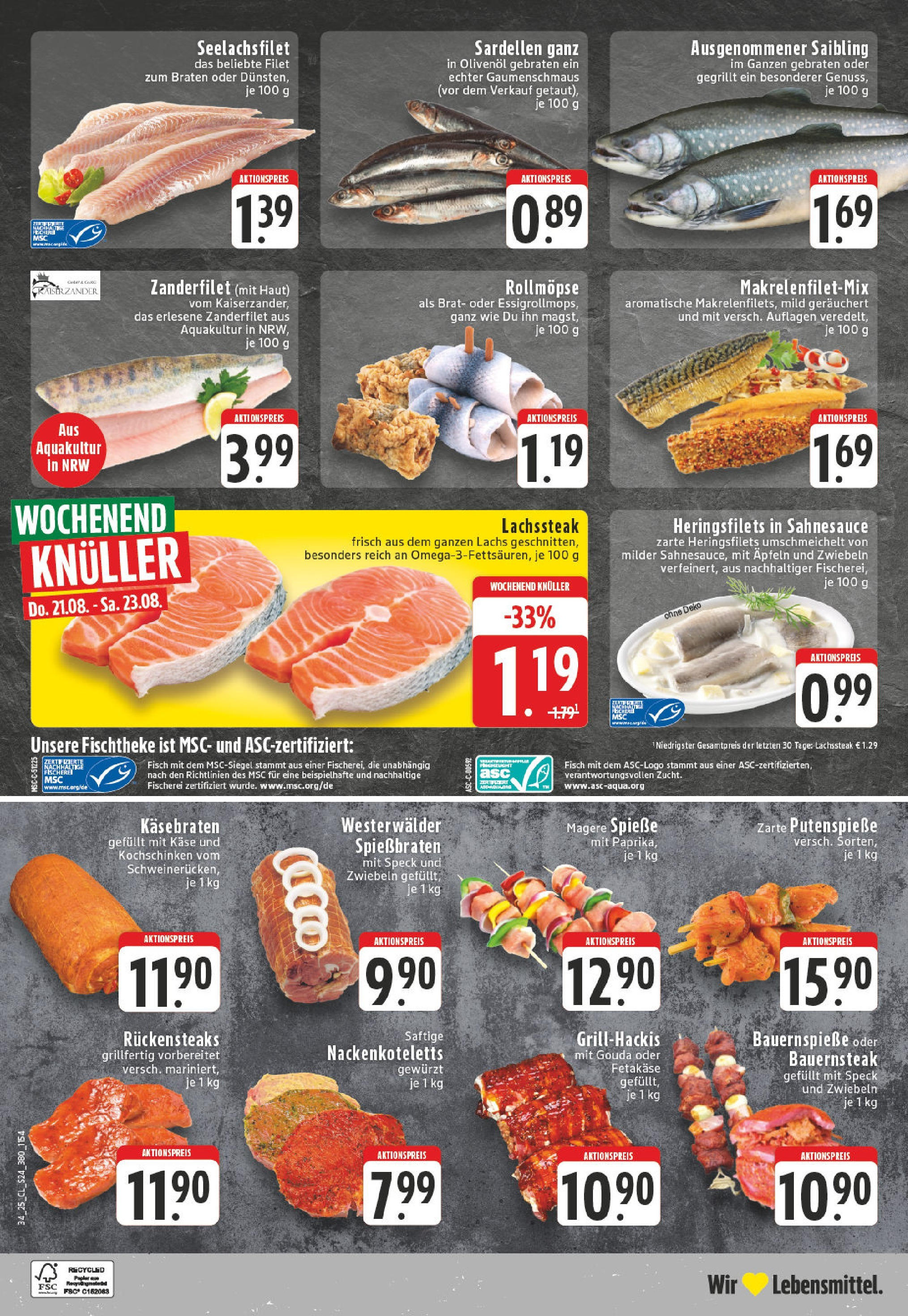 Edeka prospekt Bad Marienberg	 (ab 17.08.2025) » Angebote Online | Seite: 24 | Produkte: Gouda, Olivenol, Spieße, Zwiebeln