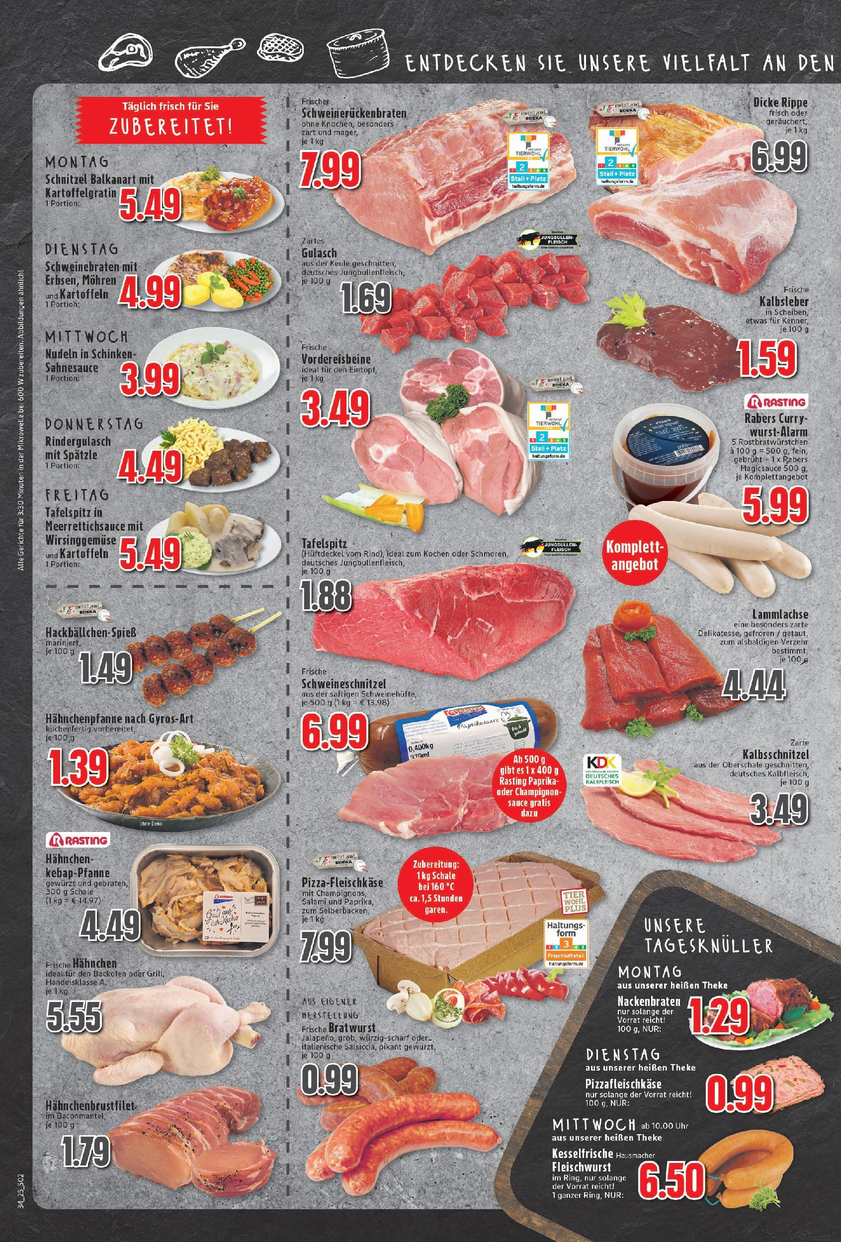 Edeka prospekt Moers	 (ab 17.08.2025) » Angebote Online | Seite: 2 | Produkte: Schnitzel, Champignons, Gulasch, Backofen