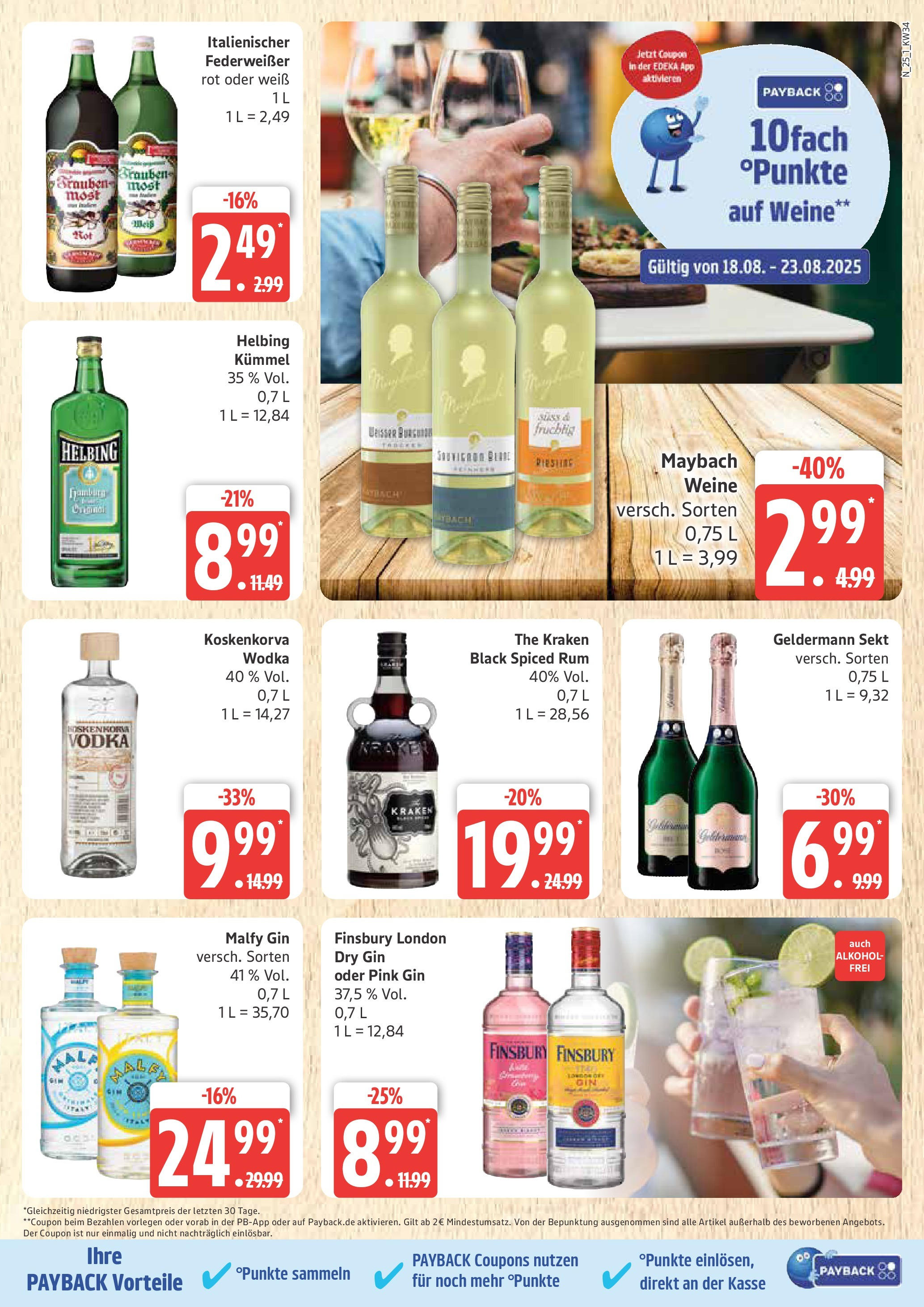 Marktkauf - Marktkauf: Wochenangebote (ab 17.08.2025) » Angebote ab Montag | Seite: 25 | Produkte: Sekt, Rum, Gin, Wodka Marktkauf - Marktkauf: Wochenangebote (ab 17.08.2025) » Angebote online | Seite: 25 | Produkte: Sekt, Rum, Gin, Wodka